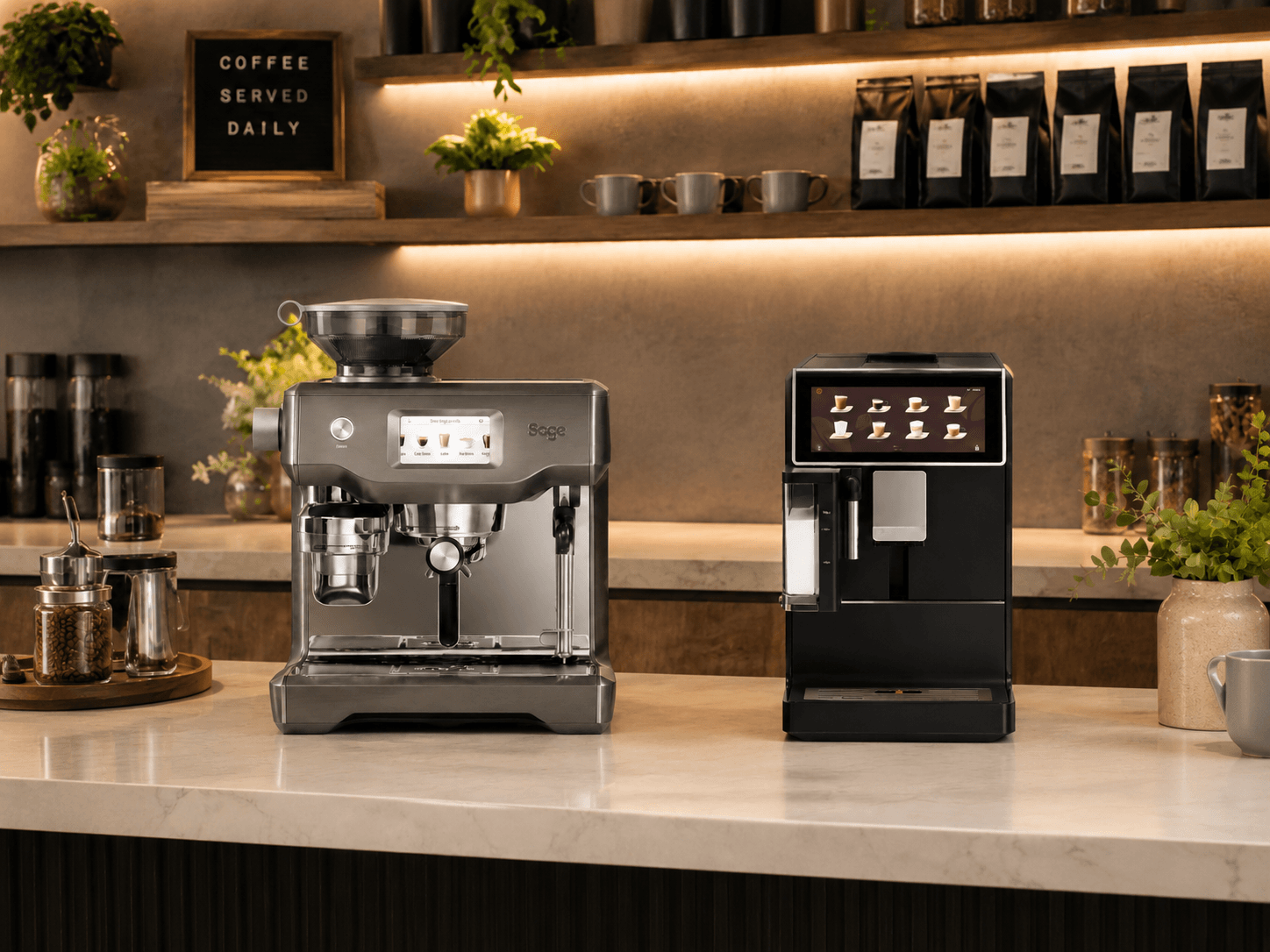Best Espresso Machine for Beginners at Home - Kalerm or Sage