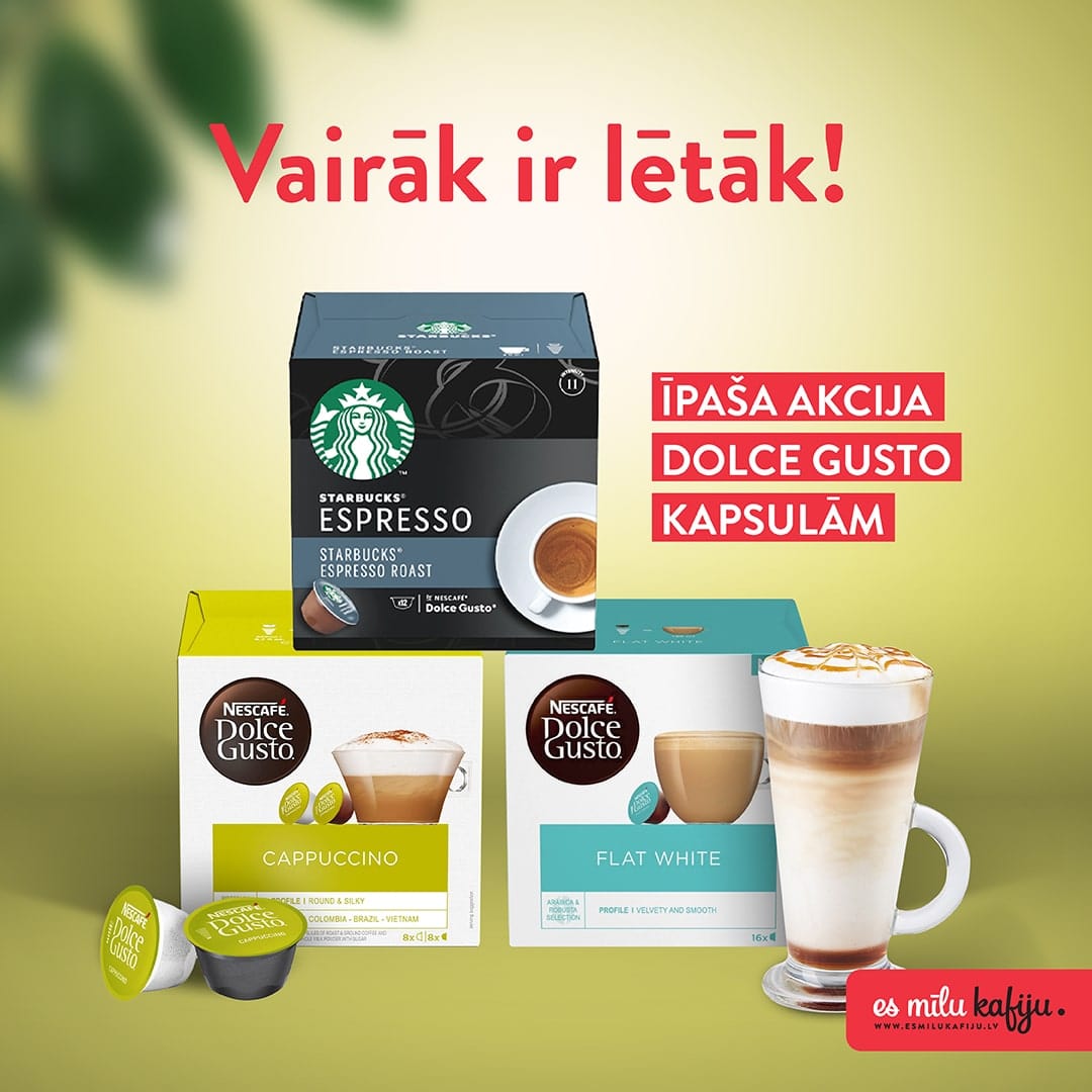Dolce Gusto kafijas kapsulas