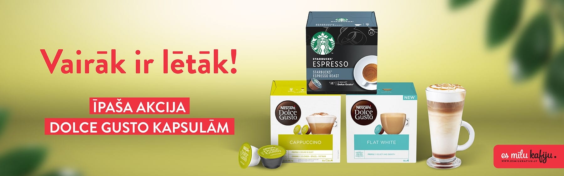 Dolce Gusto kafijas kapsulas