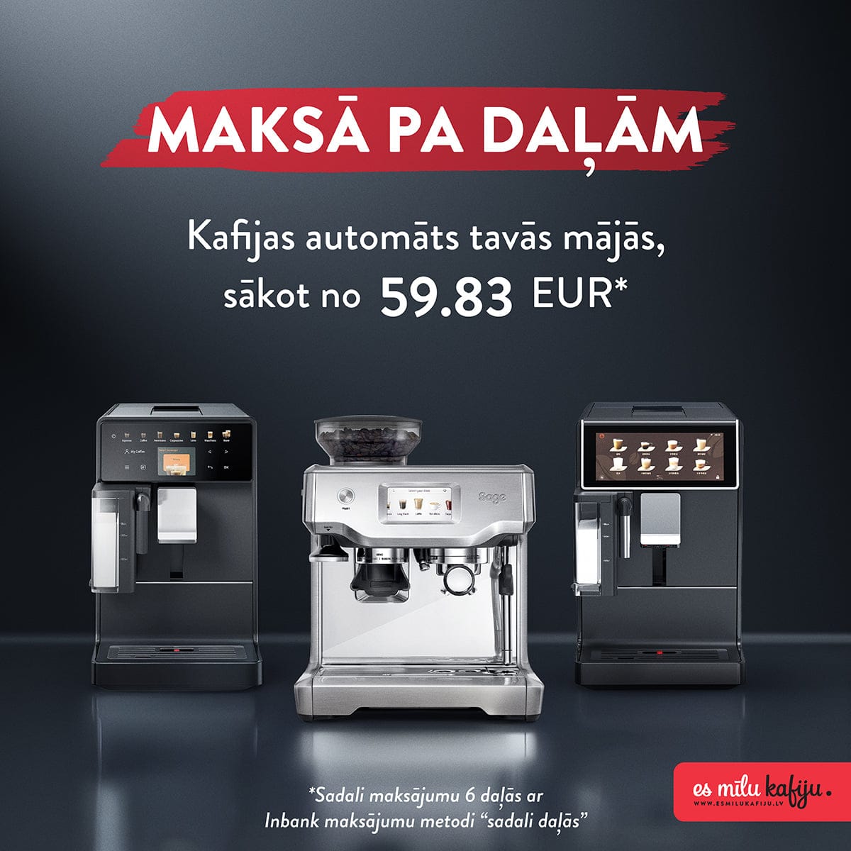 Pērc kafijas automātu