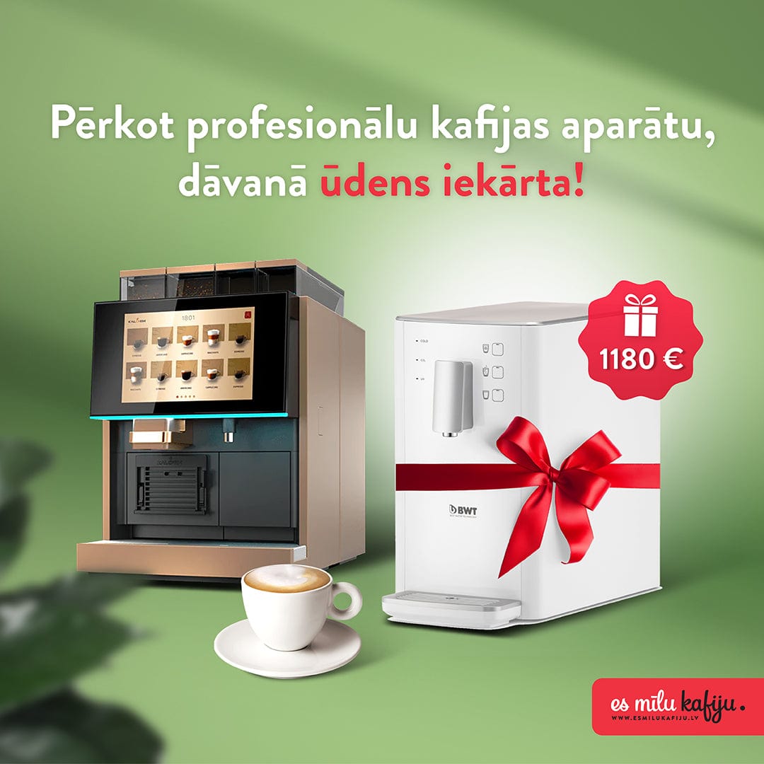 Kalerm kafijas automāts un dāvanā ūdens iekārta tavam birojam