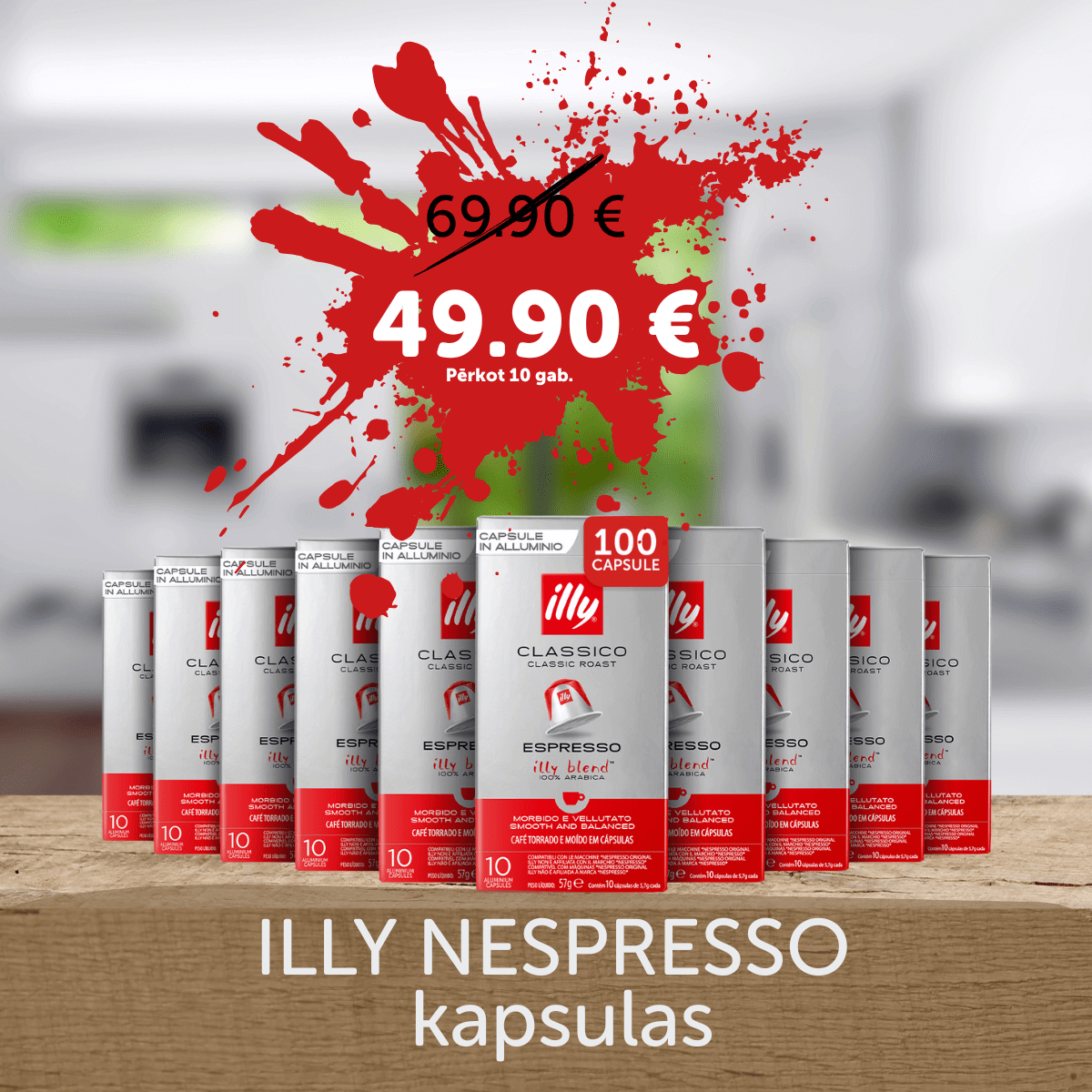 Nespresso kapsulu atlaides