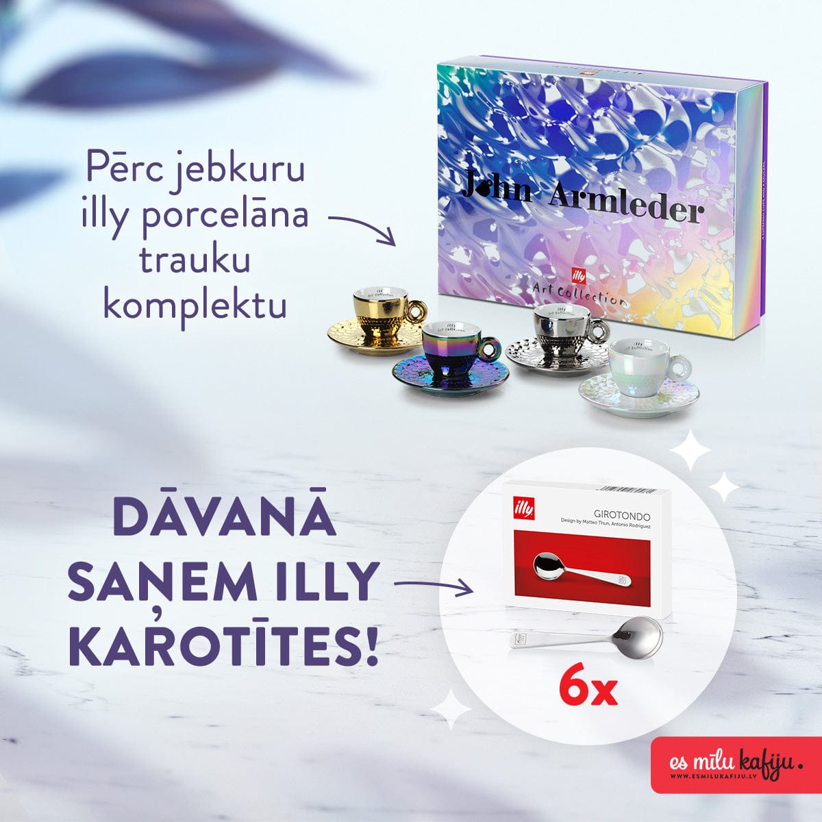 Porcelāna trauki akcija