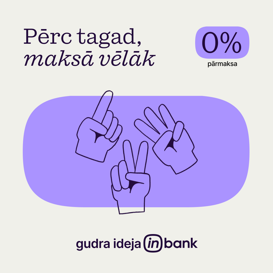 Inbank apmaksā pa daļām