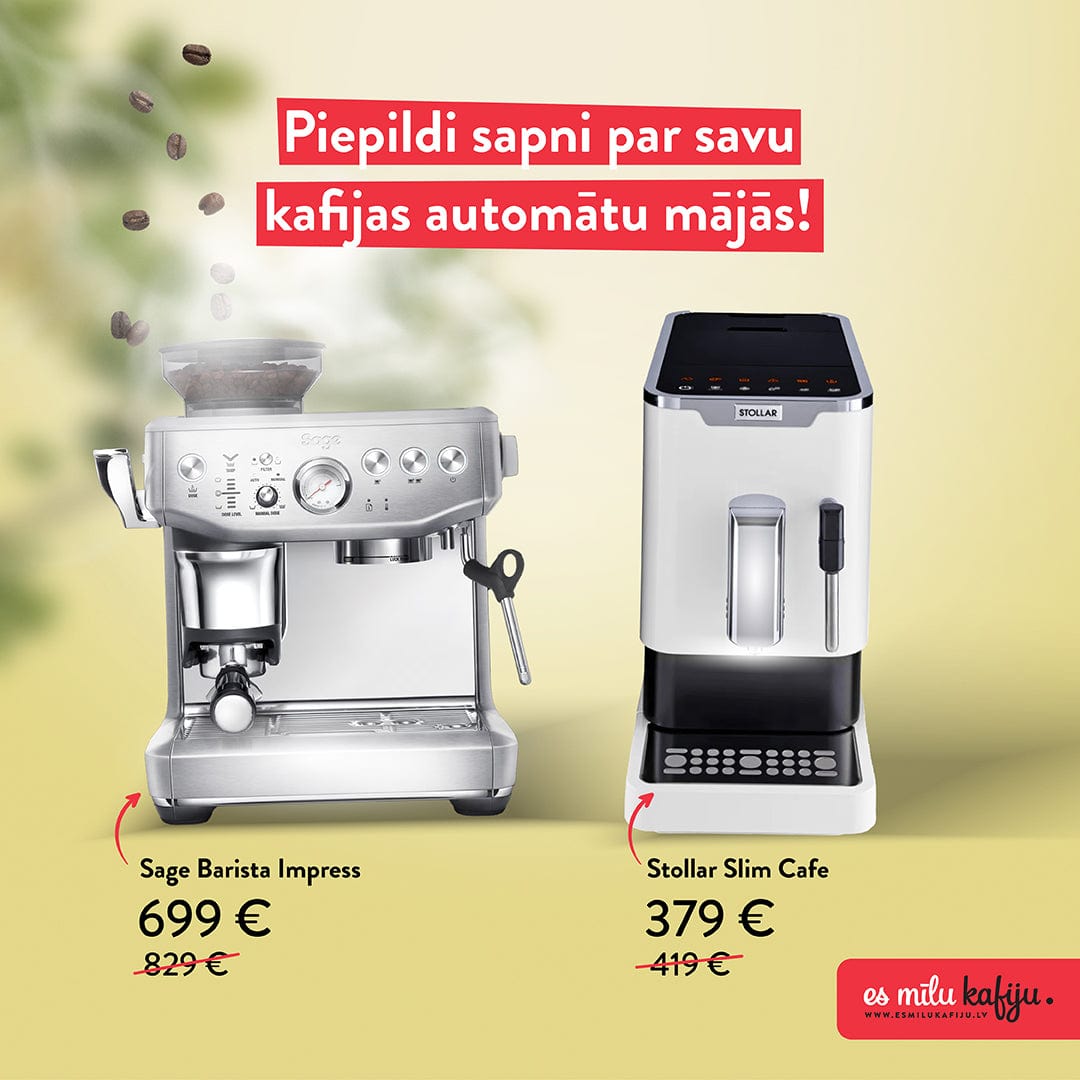 Sage un Stollar kafijas automāts ar atlaidi