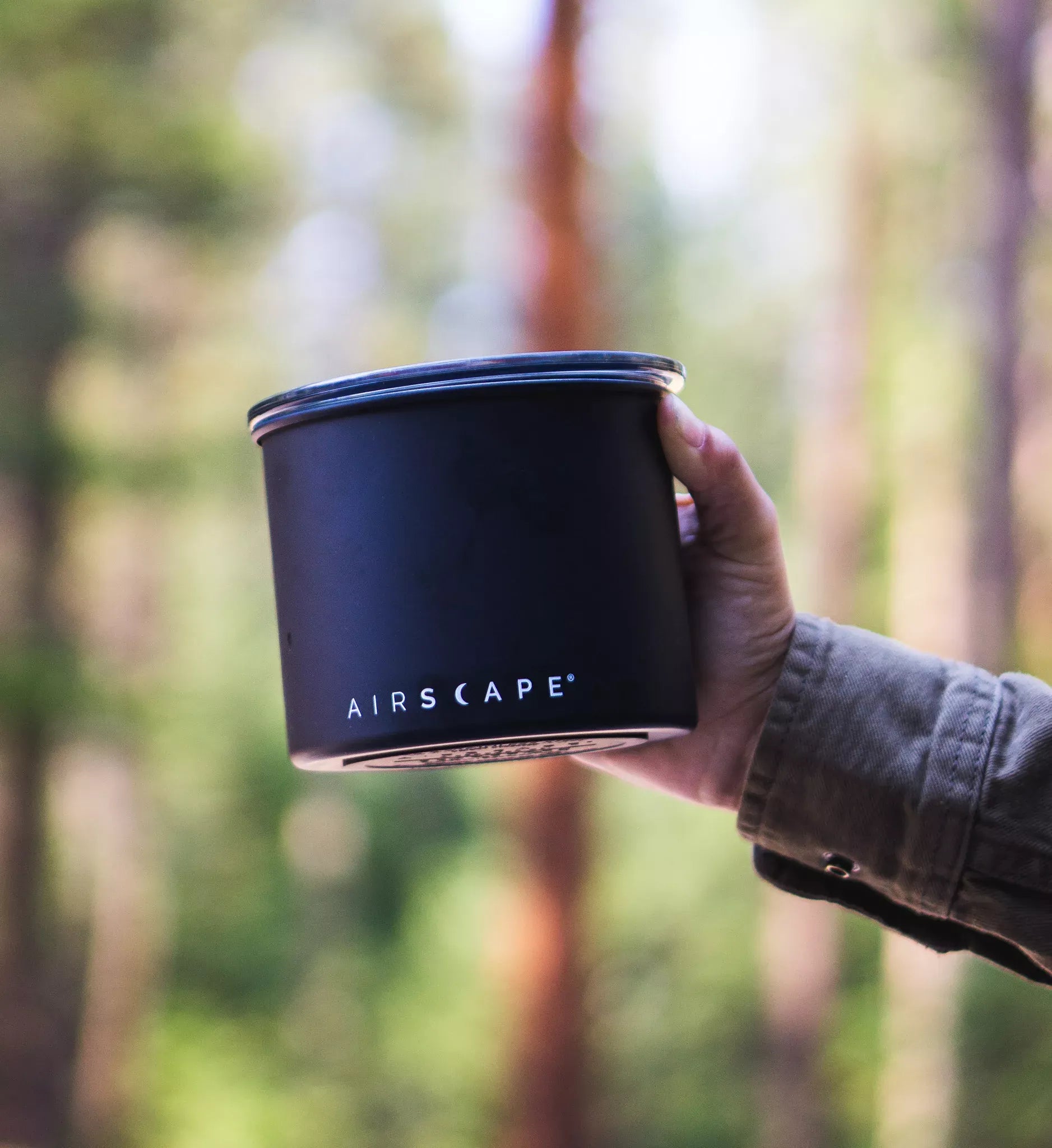Airscape Citi Airscape kafijas uzglabāšanas trauks, vakuuma, melns 0.25L