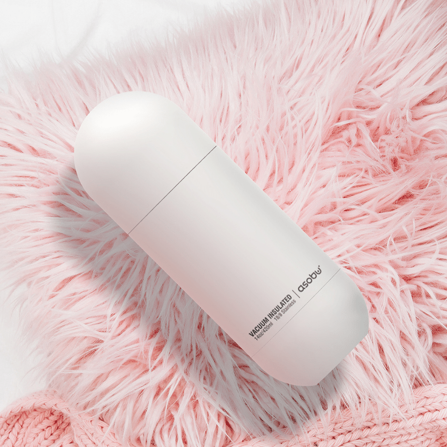 Asobu Trauki Asobu Orb termopudele, 415ml, balta