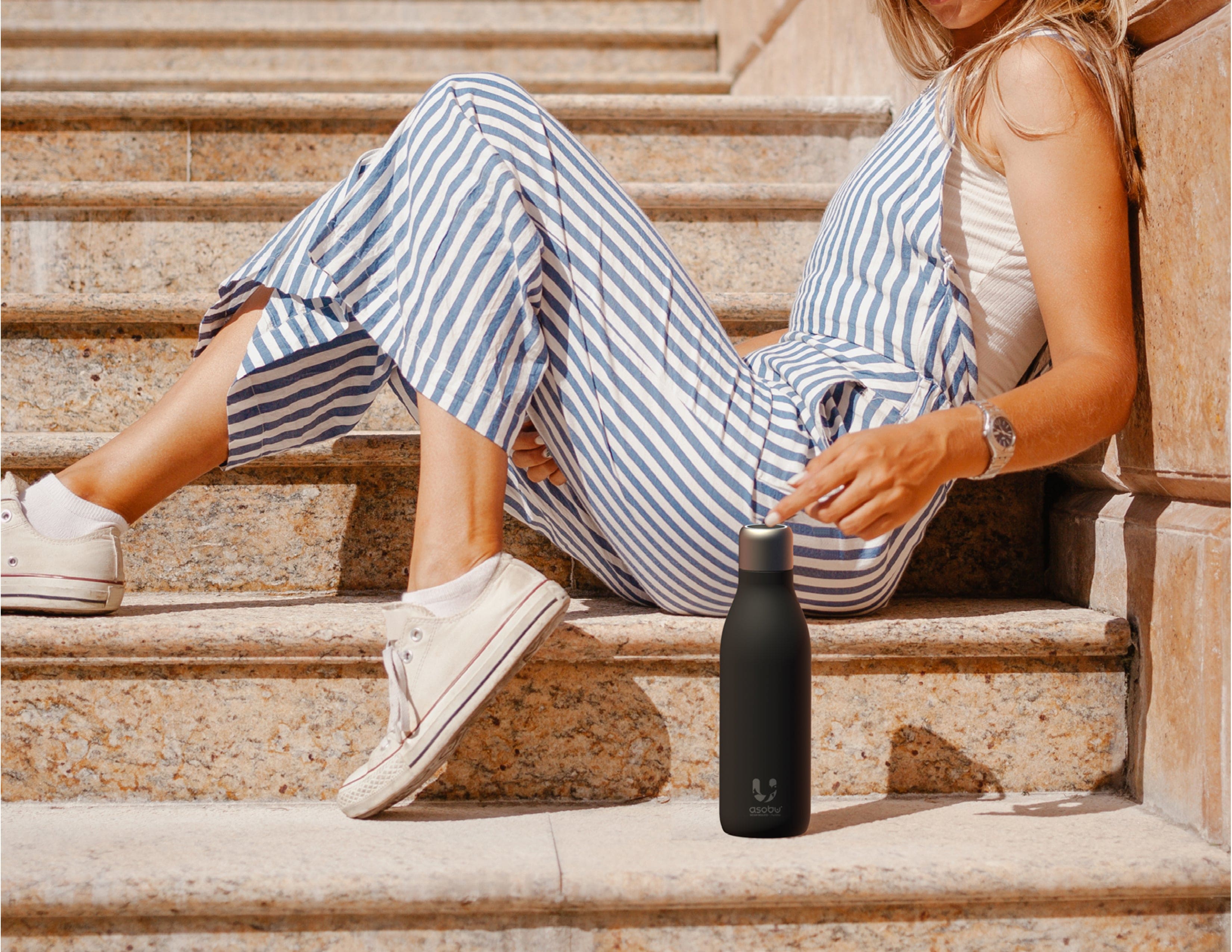 Asobu Trauki Asobu UV termopudele, 500ml, melna