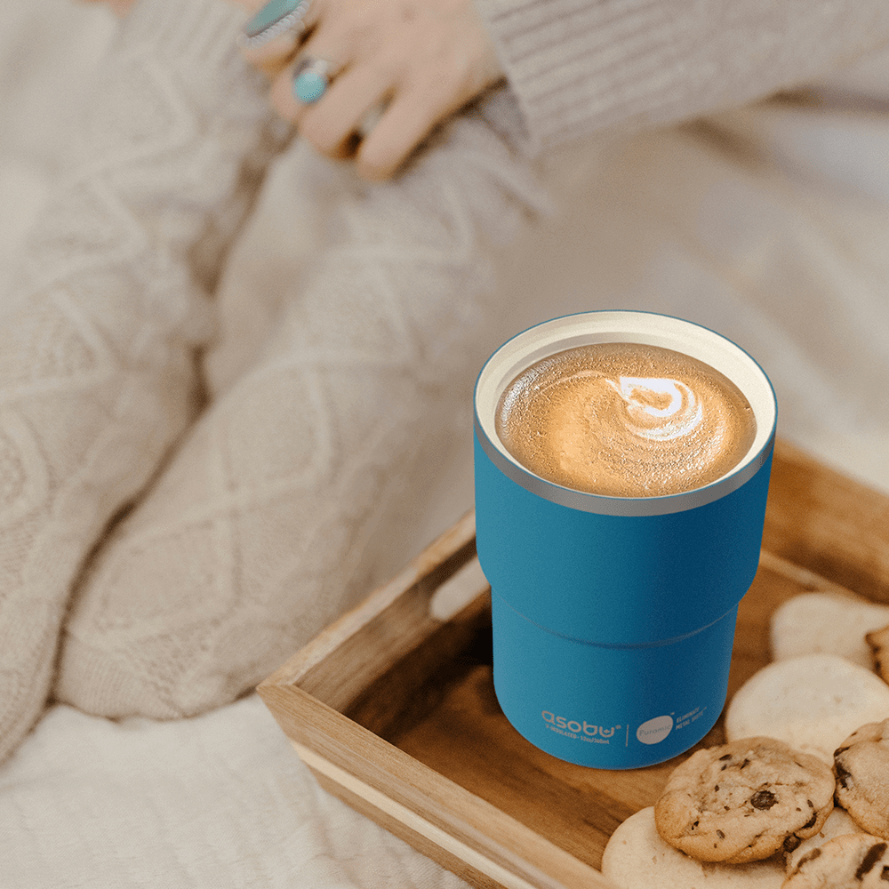 Asobu Trauki Zila Termokrūze Asobu Coffee Express, 360ml, BF52 melna