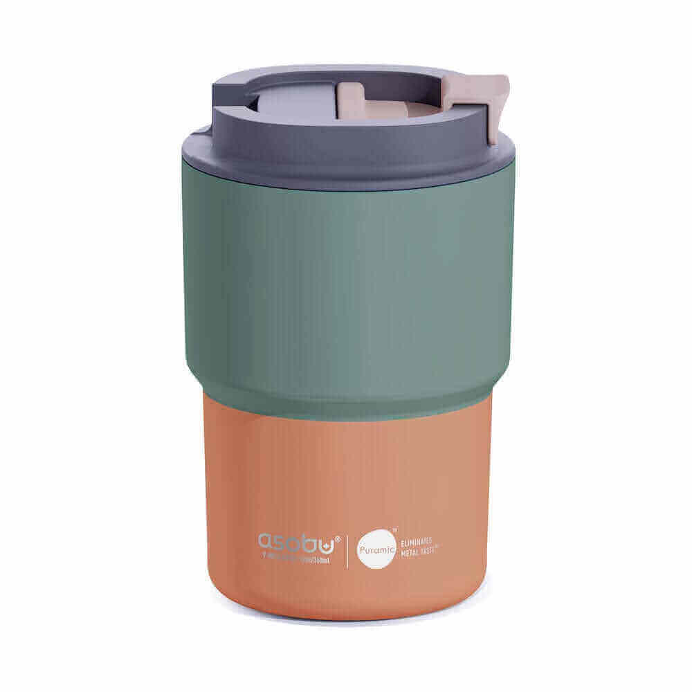 Asobu Trauki Pasteļu zaļa Termokrūze Asobu Coffee Express, 360ml, pasteļu zaļa