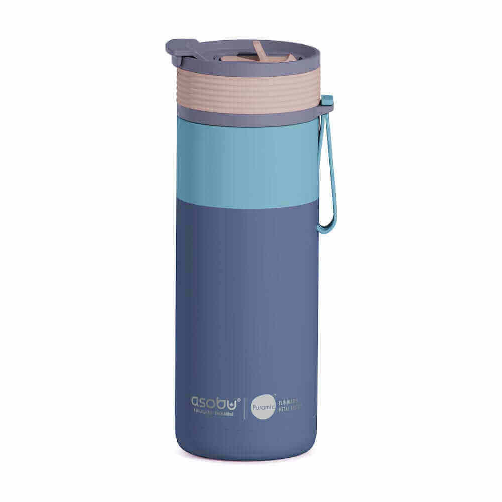 Asobu Trauki Pasteļu zila Termopudele Asobu Aspen, 600 ml, BF27 pasteļu oranža