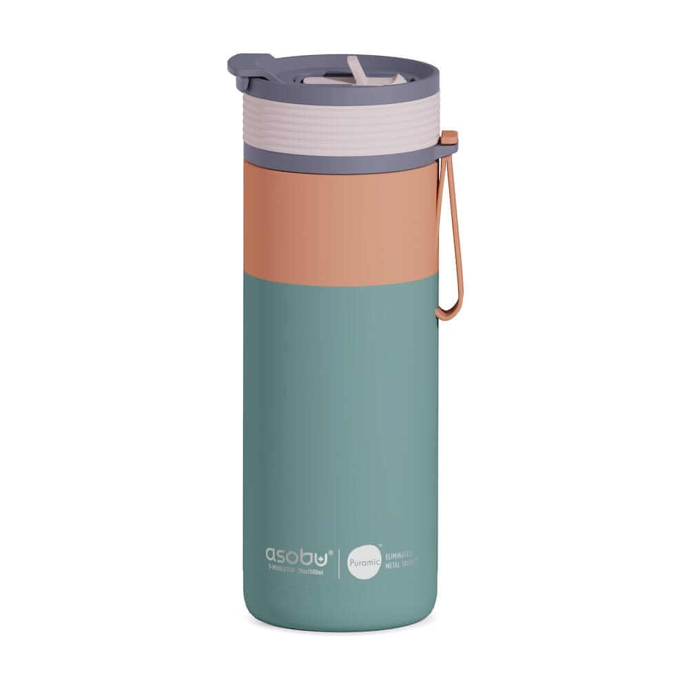 Asobu Trauki Pateļu zaļa Termopudele Asobu  Aspen, 600 ml, BF27 pasteļu zaļa