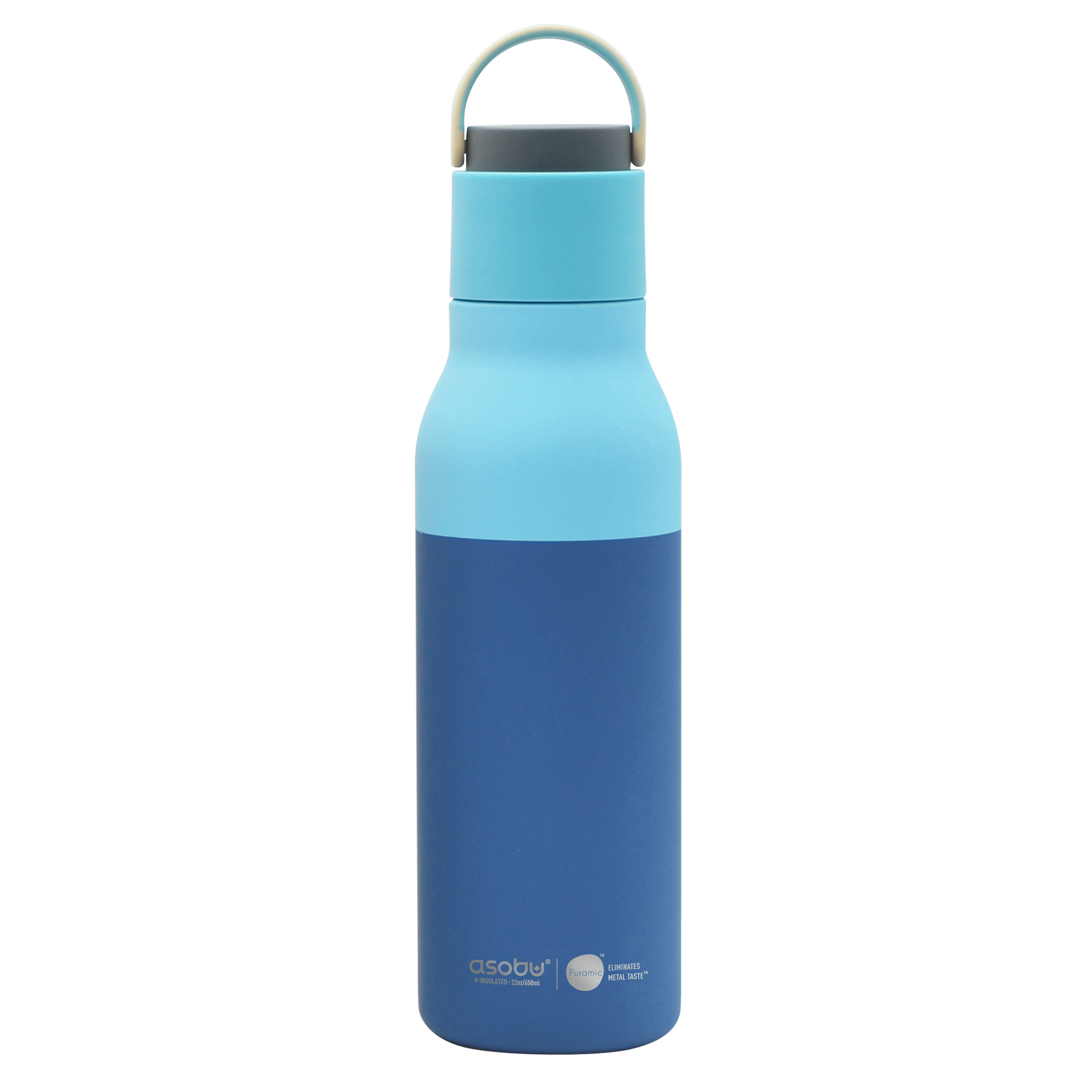 Asobu Trauki Pasteļu zila Termopudele Asobu Metro, 650ml, SBV34 zilpelēka