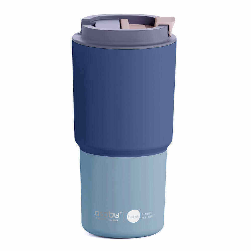 Asobu Trauki Pasteļu zila Termopudele Asobu Pick Me Up, 650 ml, BF62 pasteļu oranža