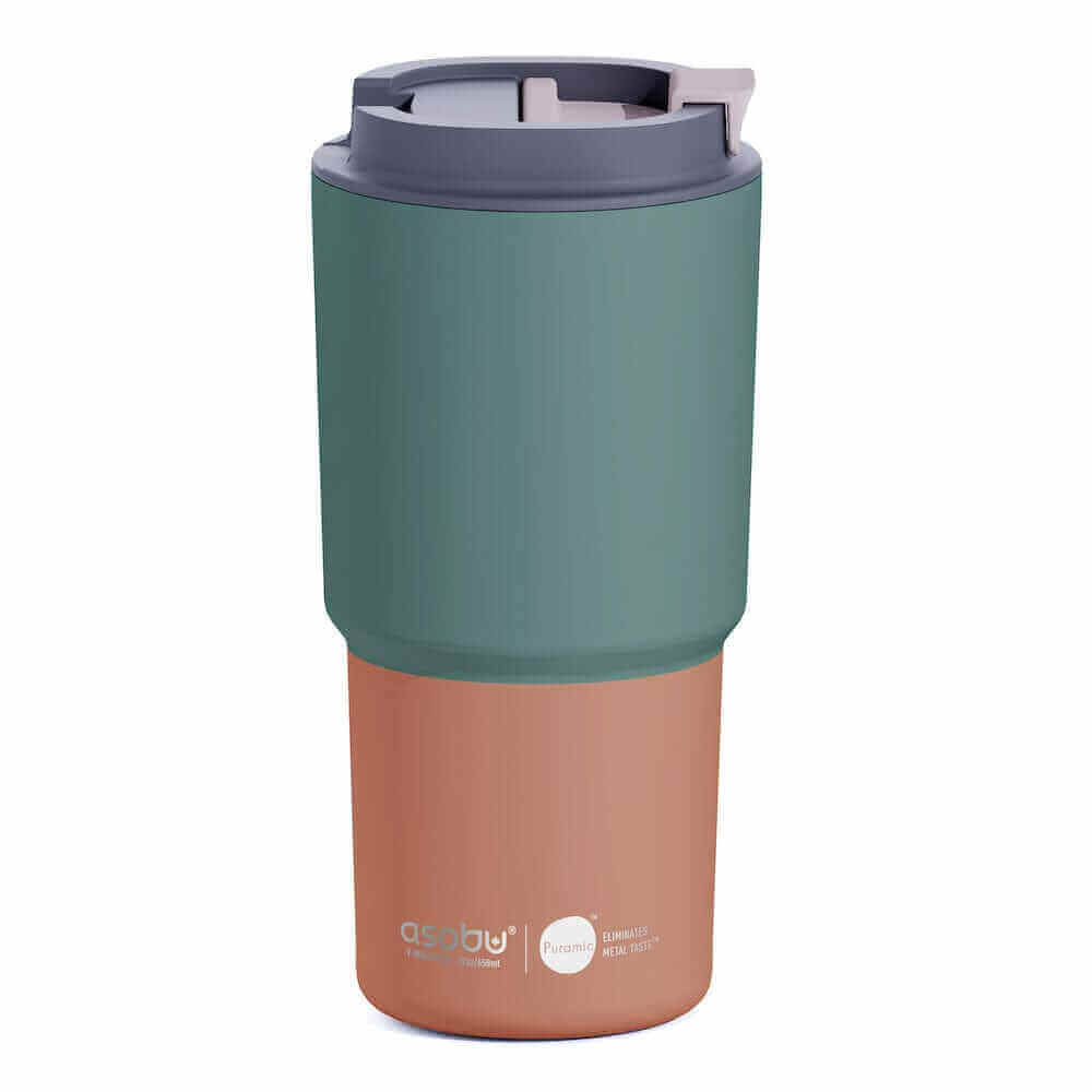 Asobu Trauki Pasteļu zaļa Termopudele Asobu Pick Me Up, 650 ml, BF62 pasteļu oranža