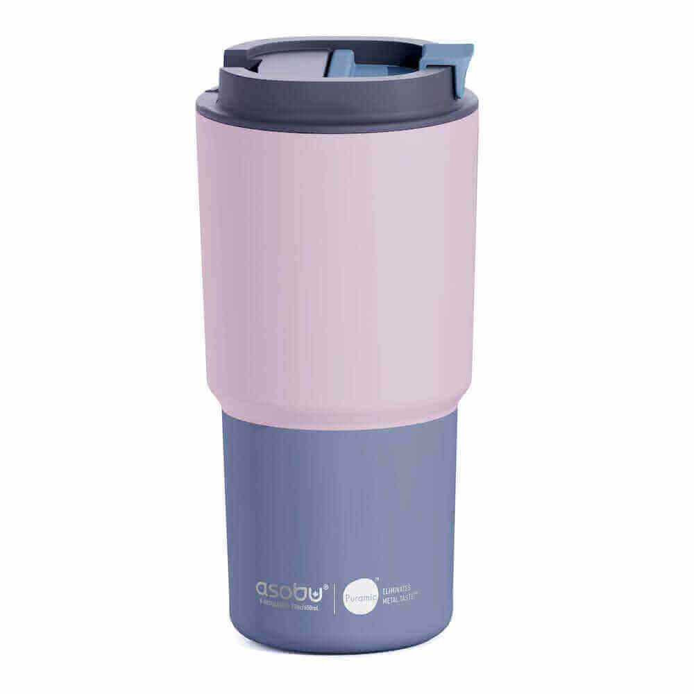 Asobu Trauki Pasteļu rozā Termopudele Asobu Pick Me Up, 650 ml, BF62 pasteļu oranža