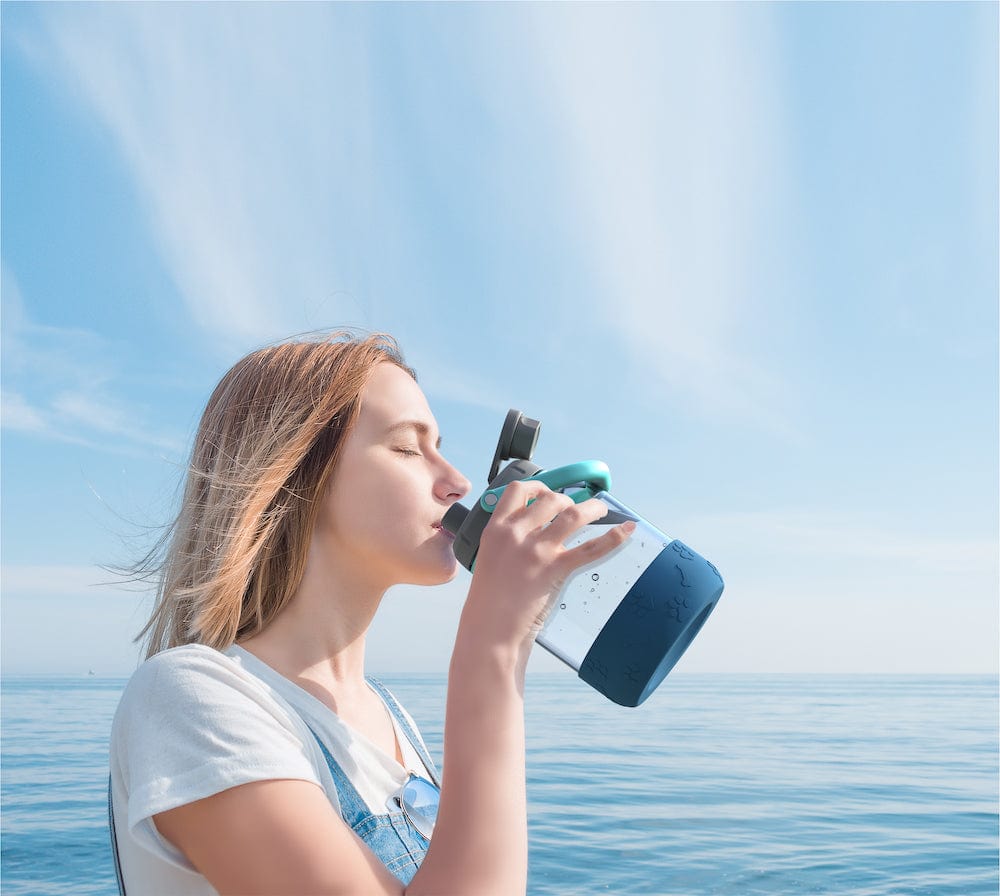 Asobu Trauki Ūdens pudele Asobu Barkley, 1L, TWB21 pelēka