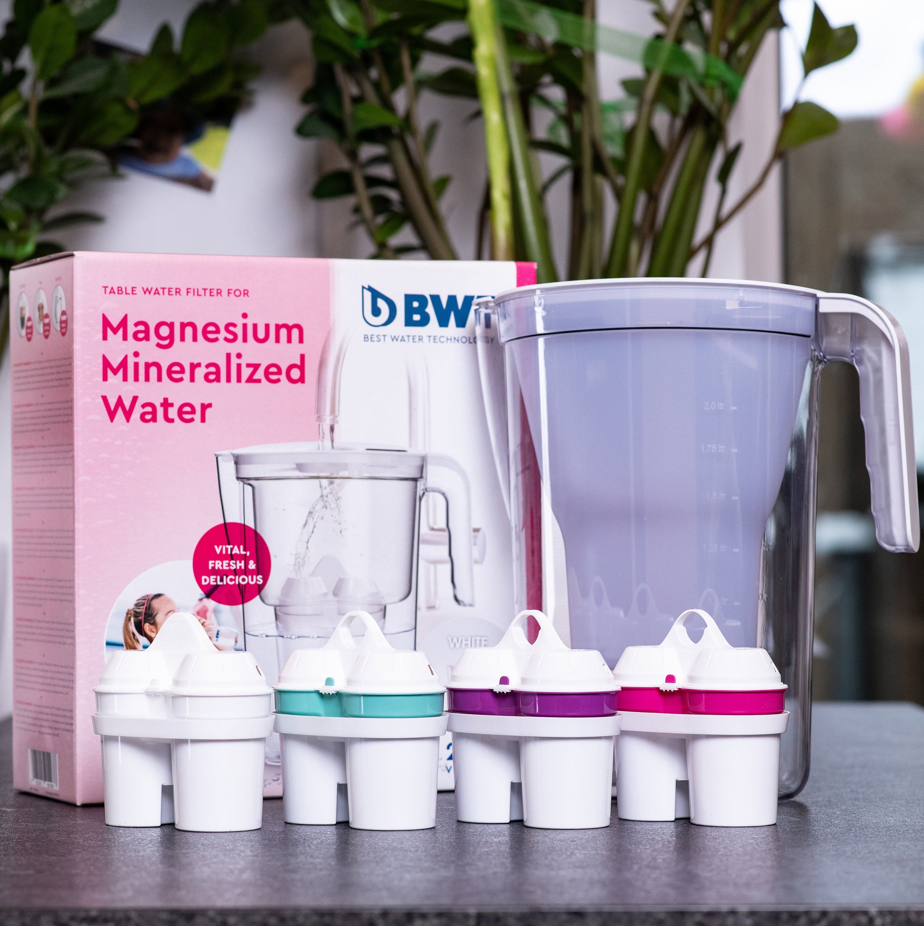 BWT Ūdens filtri Dzeramā ūdens filtra kanna VIDA BWT 2.6L, rozā