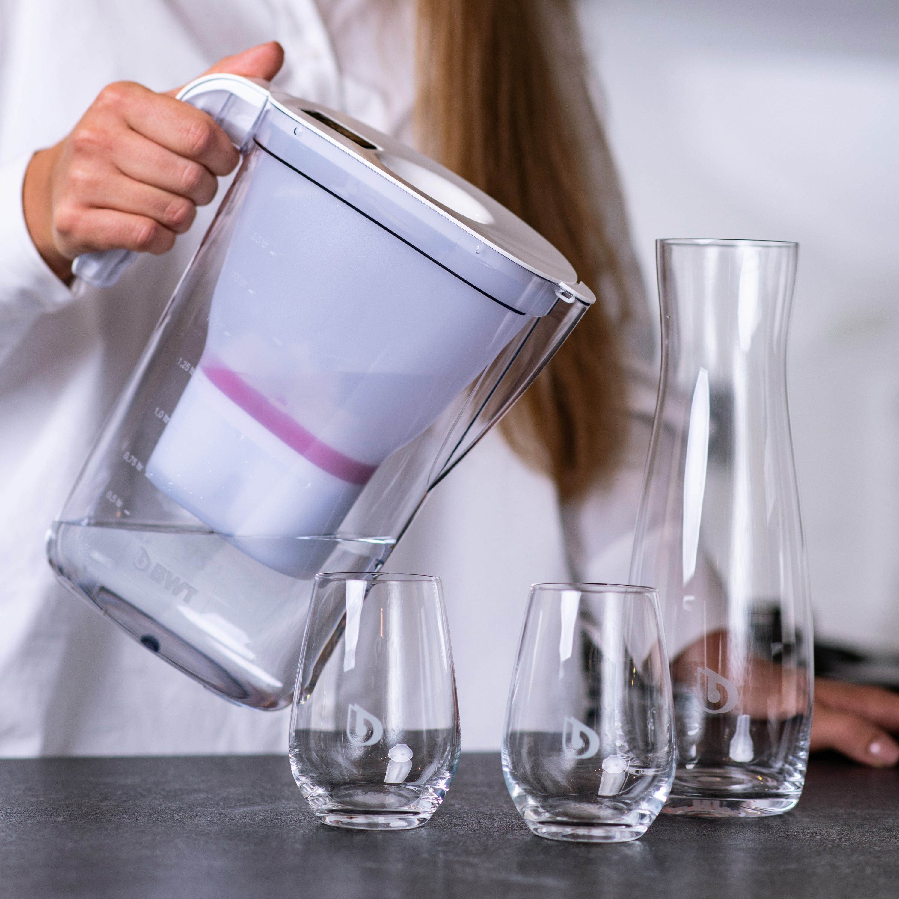 BWT Ūdens filtri Dzeramā ūdens filtra kanna VIDA BWT 2.6L, rozā