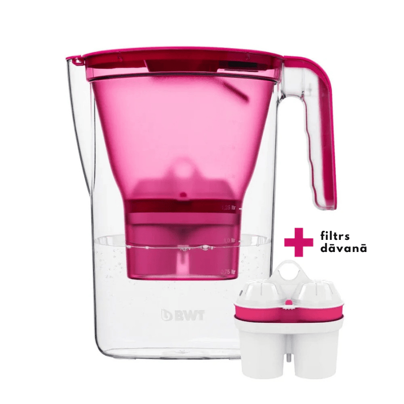 BWT Ūdens filtri Dzeramā ūdens filtra krūze VIDA BWT 2.6L, rozā