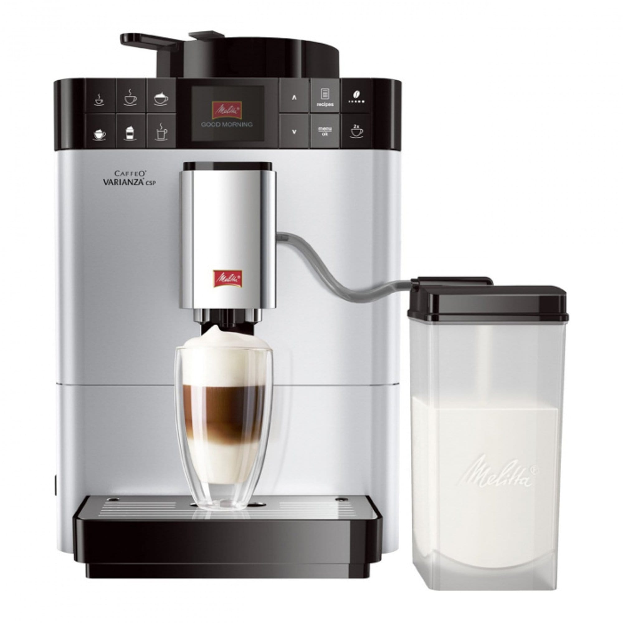Citi zīmoli Pupiņu automāti Melitta kafijas automāts, F57/0-101 Varianza CSP, sudraba