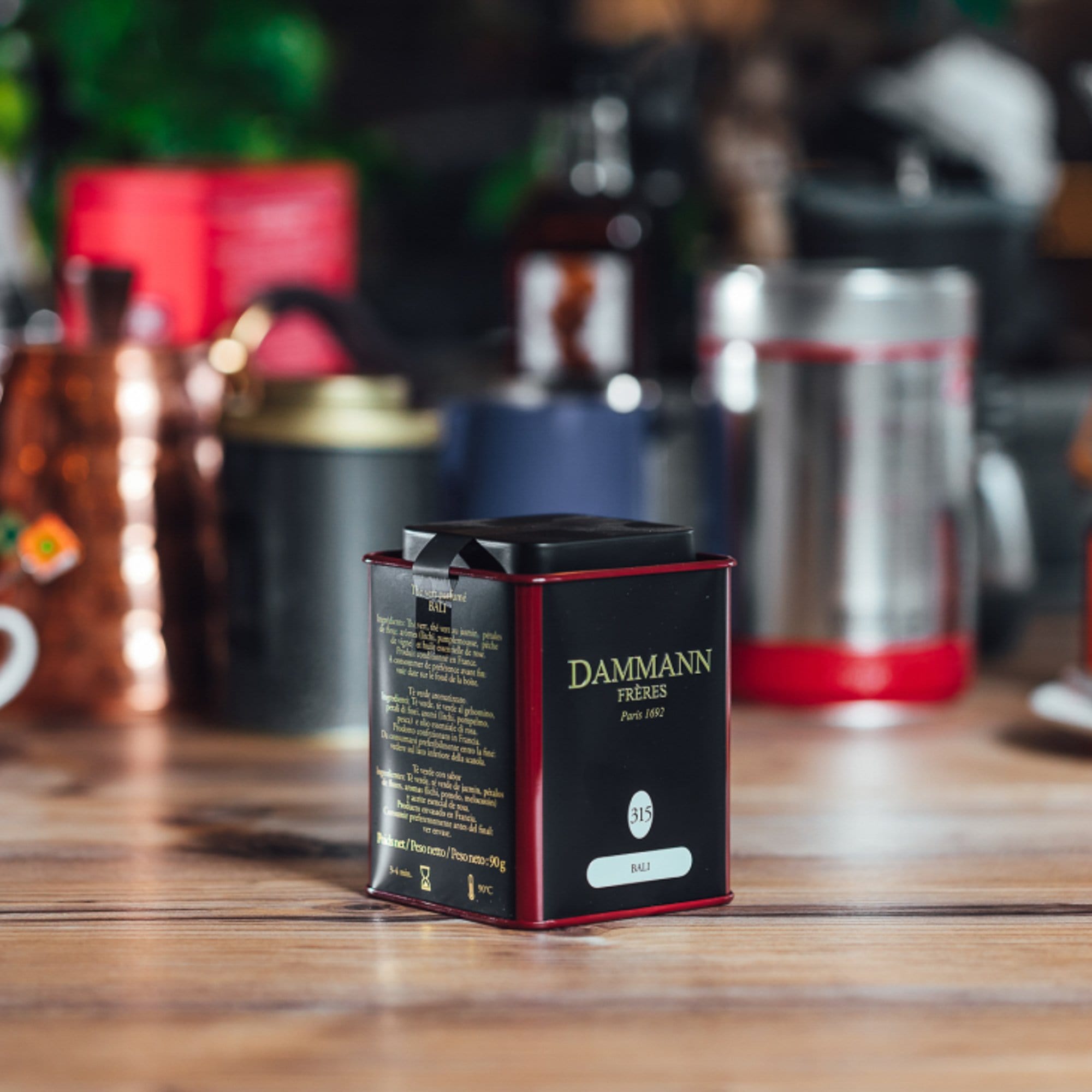 Dammann Beramā tēja Tēja beramā HOME Bali - 315 Zaļā tēja 90g