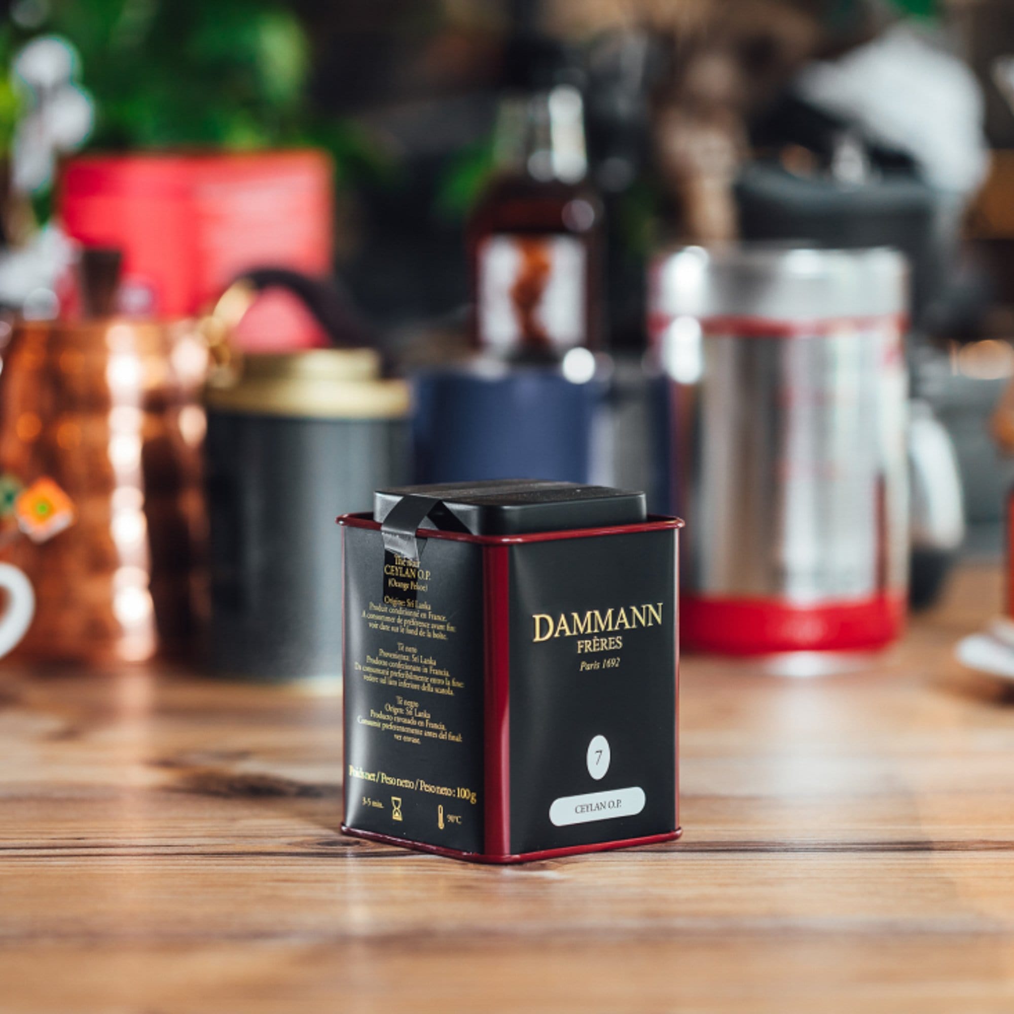 Dammann Beramā tēja Tēja beramā HOME Ceylan O.P. - 7 melnā tēja 100g