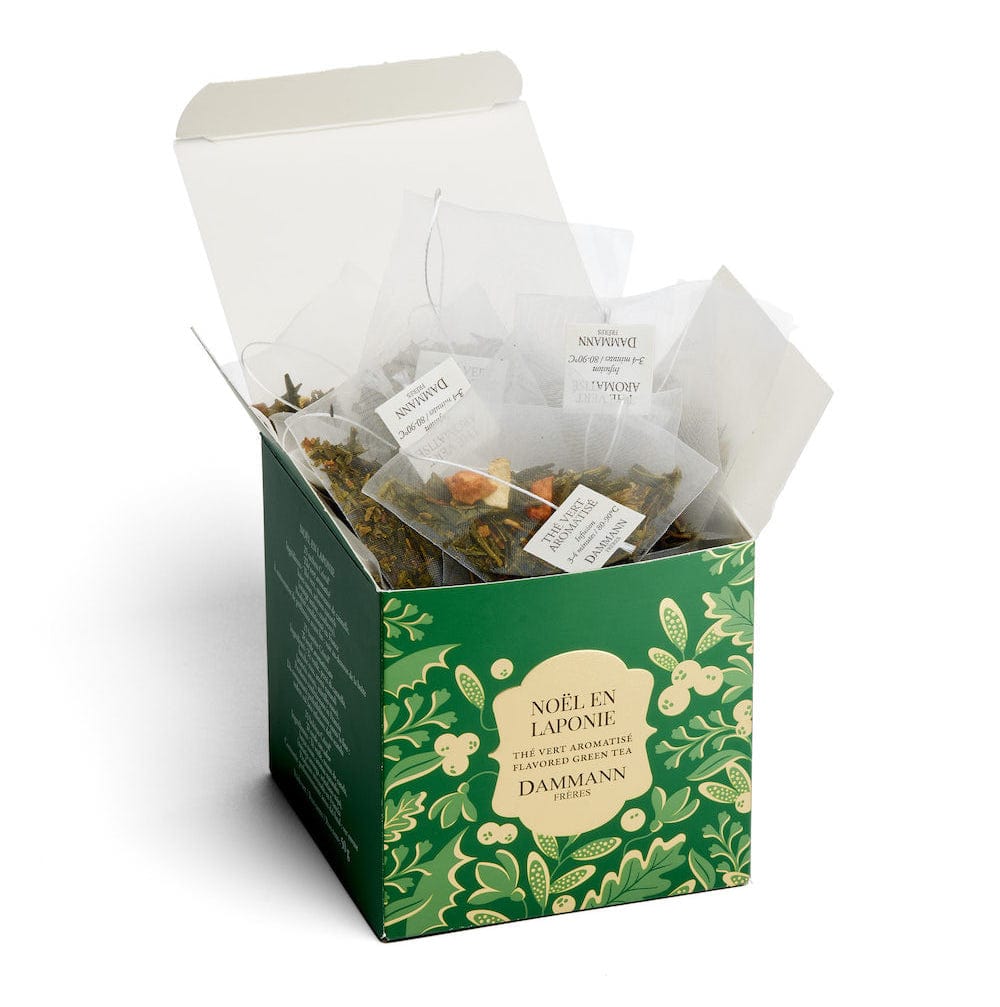 Dammann Tēja maisiņos Tēja maisiņos Dammann Noël en Laponie zaļā tēja 25 gab, Ziemassvētku tēja