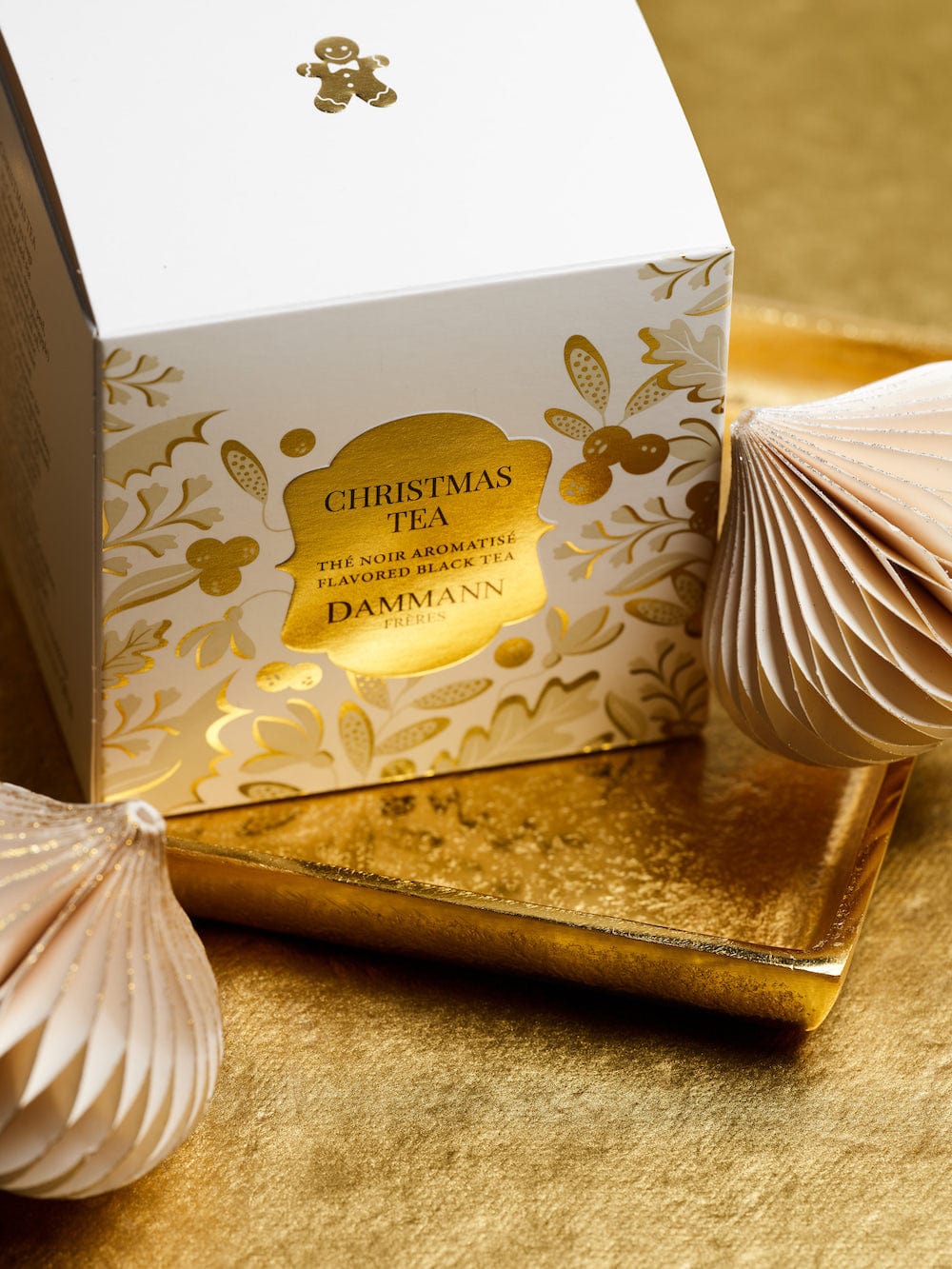 Dammann Tēja maisiņos Tēja zīda maisiņos HOME melnā tēja 25gab, Ziemassvētku tēja