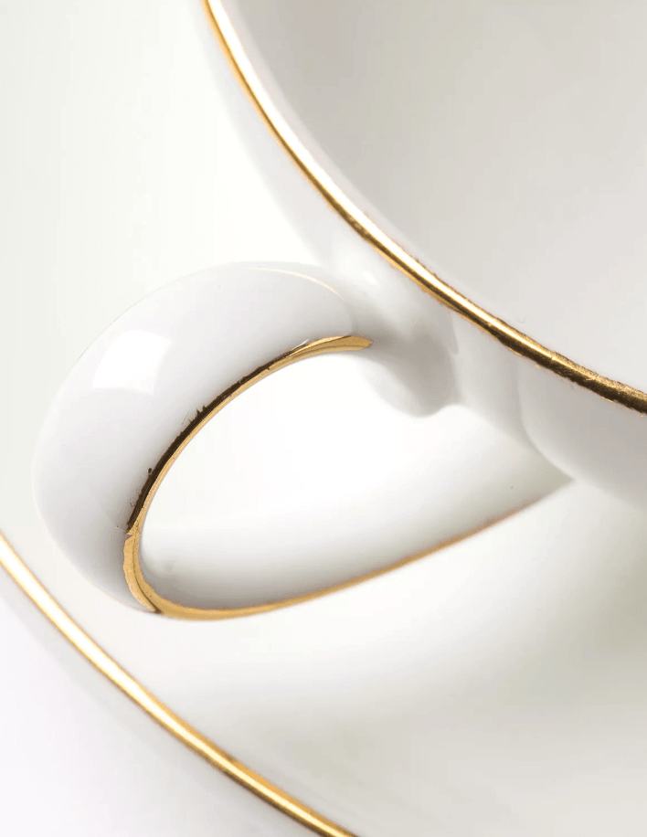 Dammann Trauki Krūzītes Dammann Concorde ar apakštasītēm 125ml, 2gb komplekts