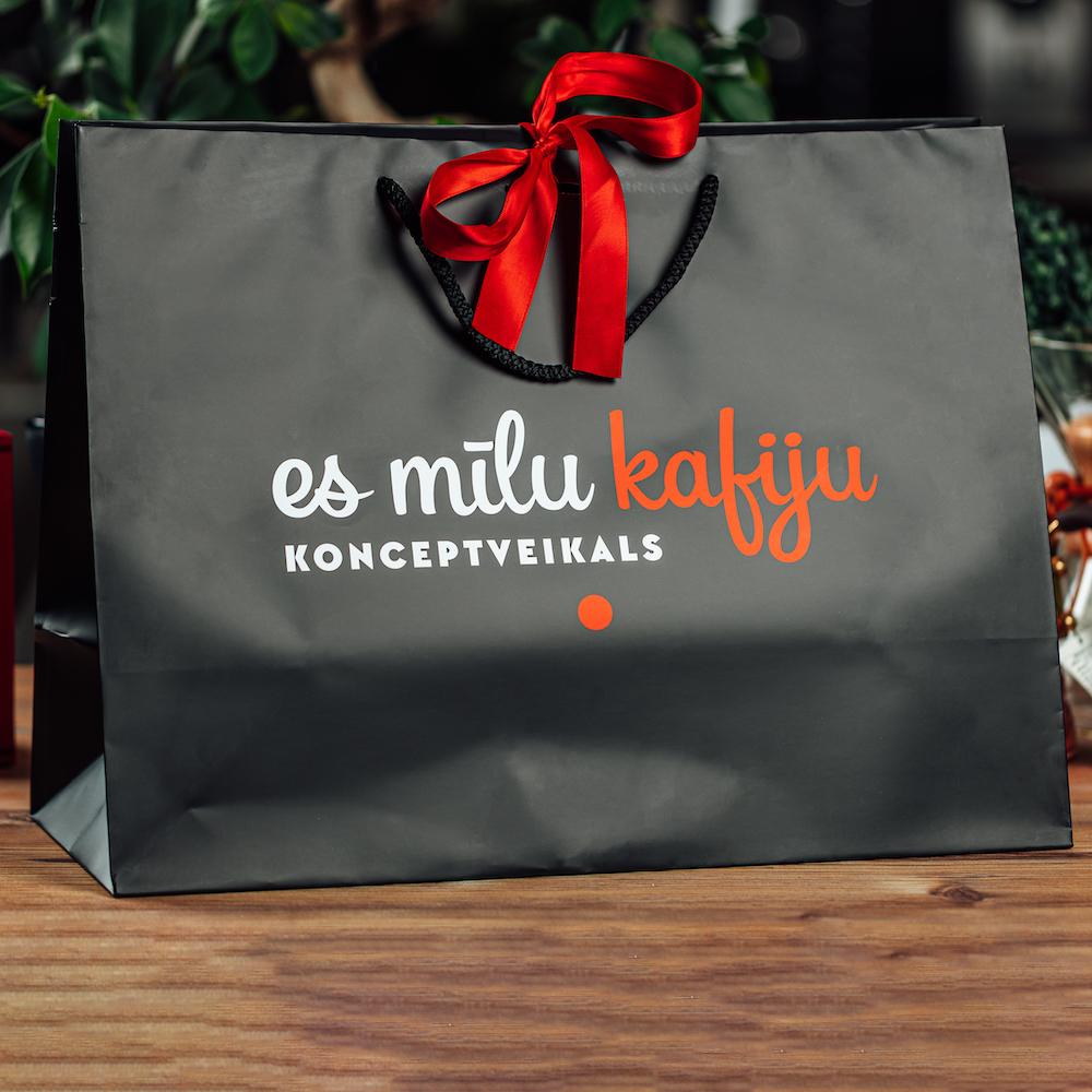 Es mīlu kafiju Citi Es mīlu kafiju dāvanu maiss liels