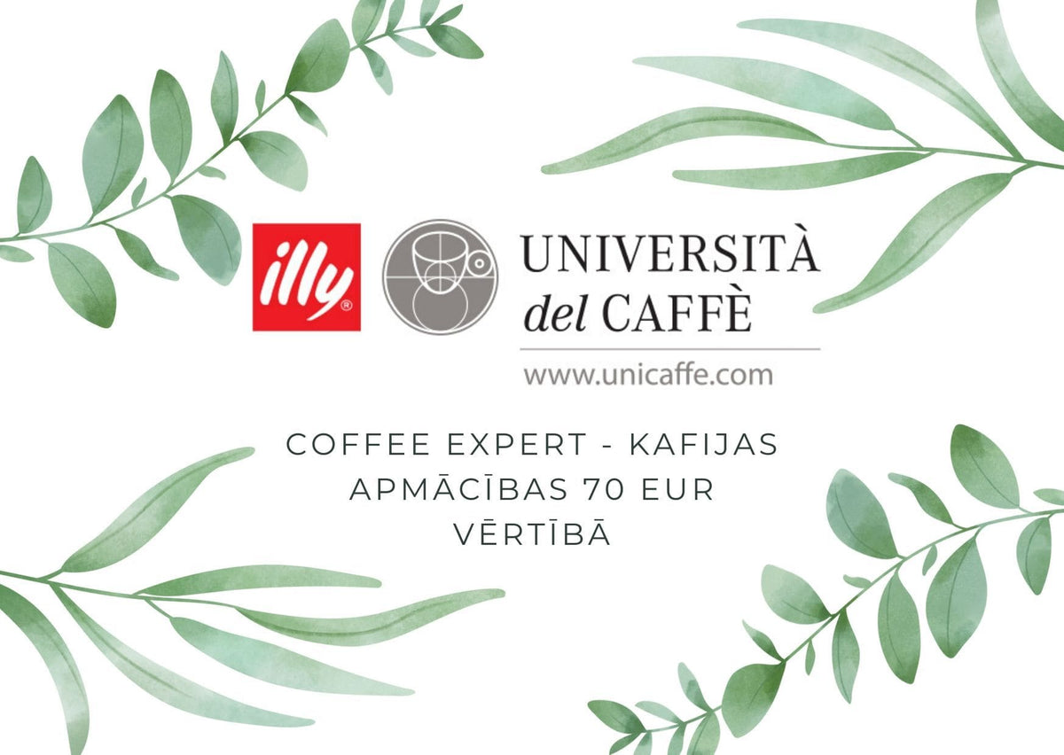 Es mīlu kafiju Dāvanu Karte Coffee expert - kafijas meistarklase, apmācības