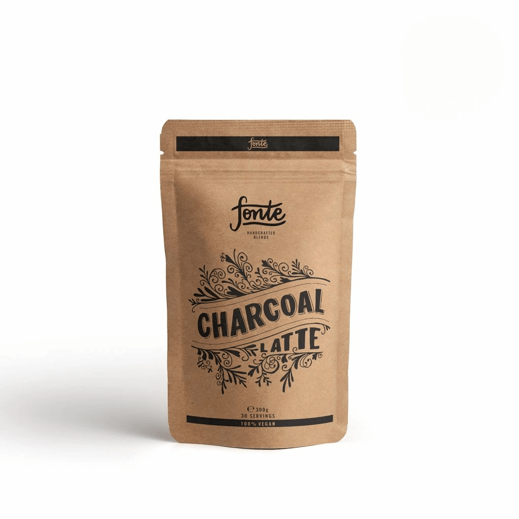 Fonte Cita kafija Fonte, Charcoal Latte dzēriena maisījums,300g
