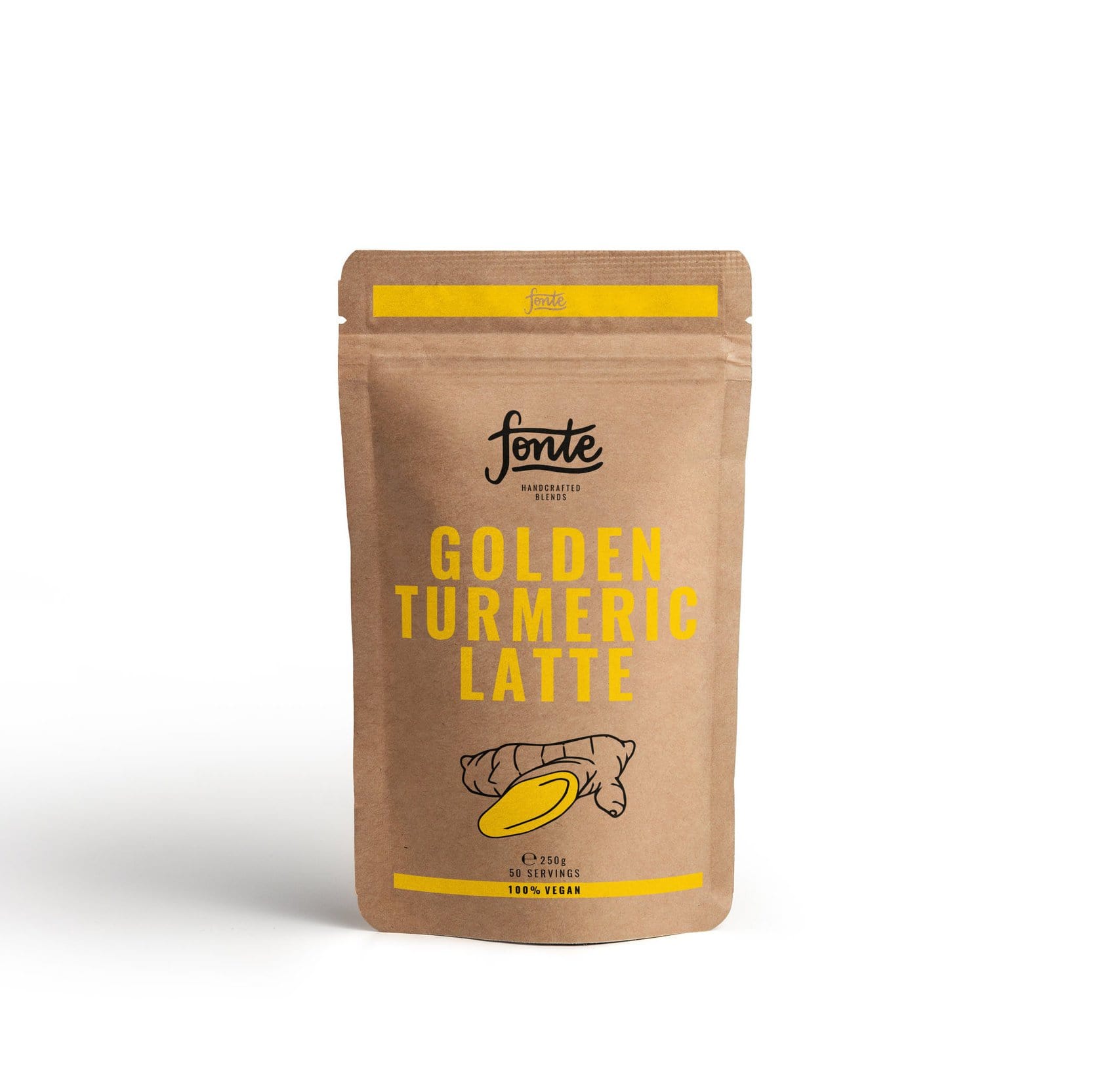 Fonte Cita kafija Fonte, Golden Turmeric Latte dzēriena maisījums, 250g