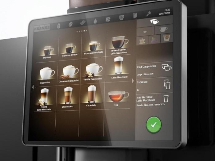 Franke Pupiņu automāti Kafijas automāts Franke A800