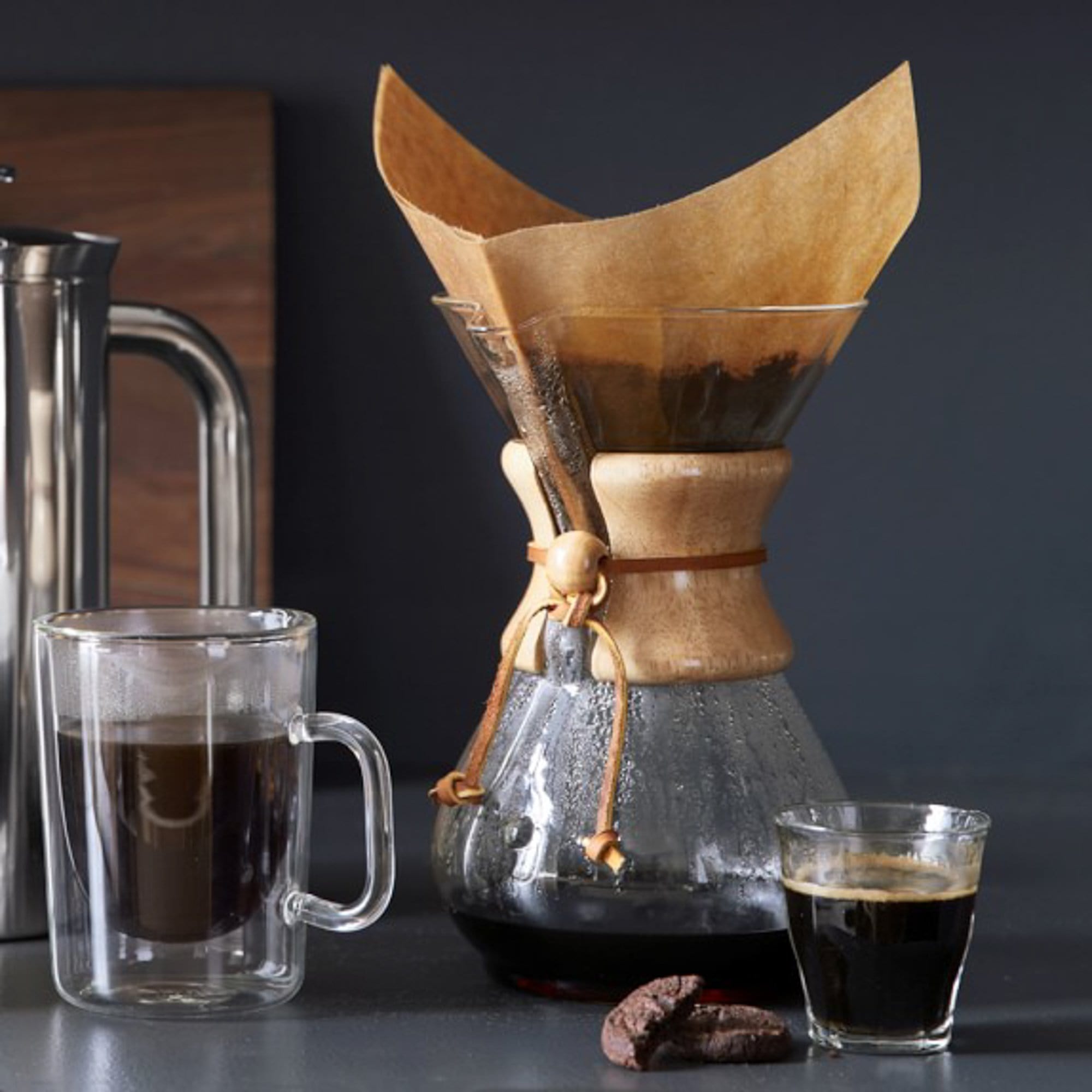 Hario Kafijas pagatavošanas rīki Chemex kafijas karafe 6CUP, 900ml