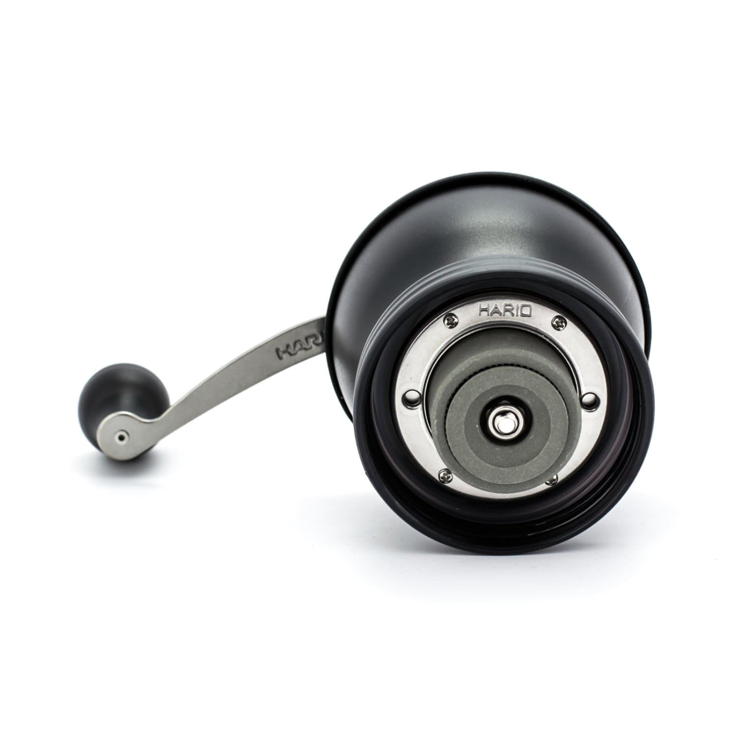 Hario Kafijas pagatavošanas rīki Hario keramiskās rokas dzirnaviņas Mini-Slim+, matētas