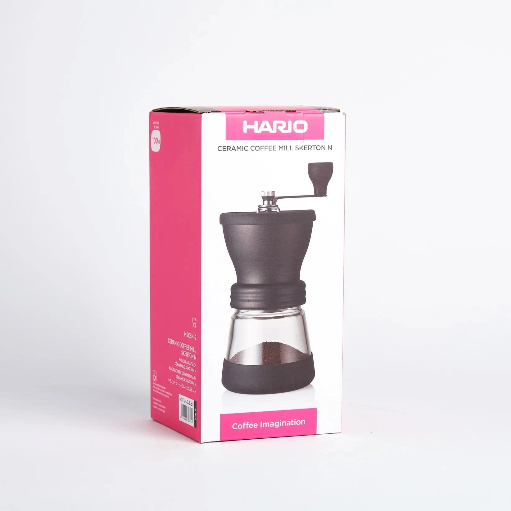 Hario Kafijas pagatavošanas rīki Hario keramiskās rokas dzirnaviņas, Skerton Plus