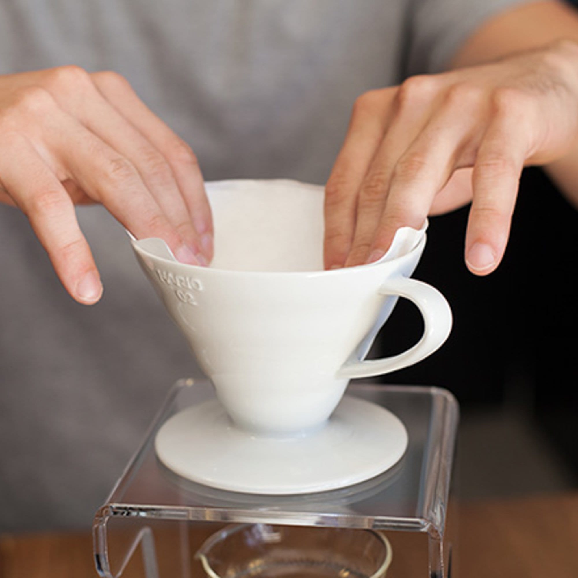 Hario Kafijas pagatavošanas rīki V60 Brūni papīra filtri, 100gb