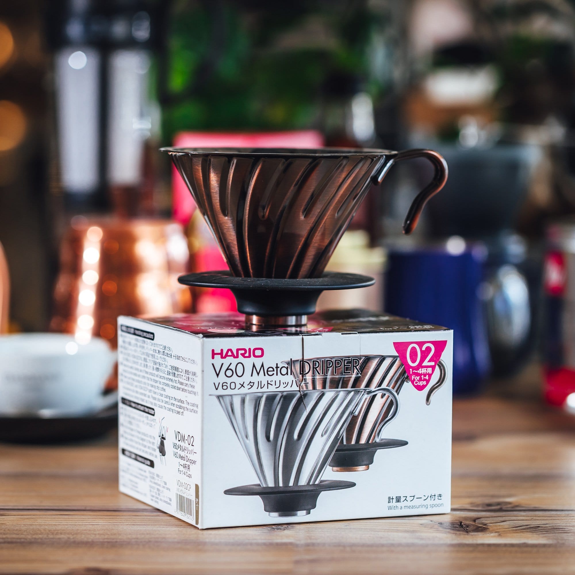 Hario Kafijas pagatavošanas rīki V60 filtra trauks, vara