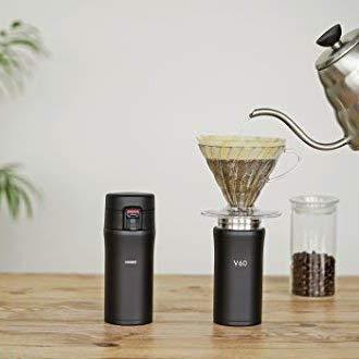 Hario Trauki Hario termo krūze, V60 SOTO, melna