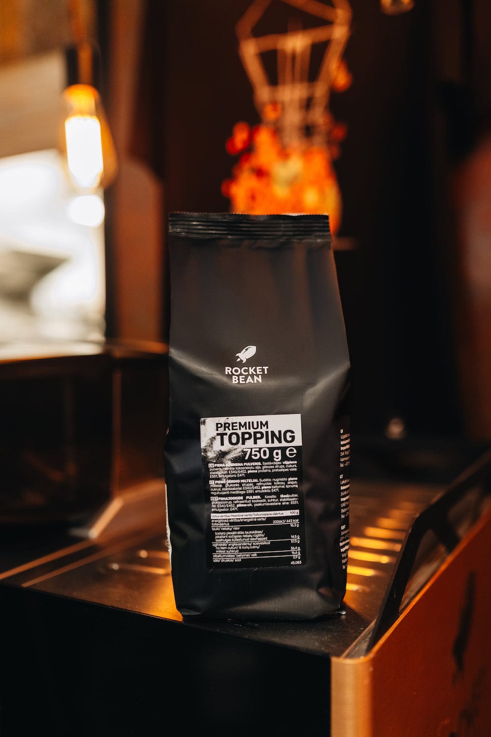 ICS Kafijas piedevas Piena pulveris, Topping, Rocket Bean, 750g