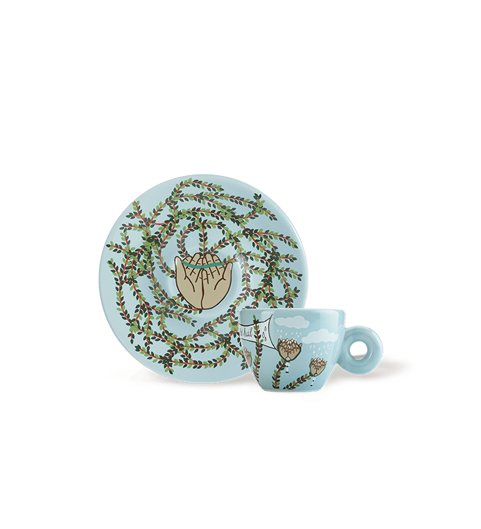 illy Dāvanu komplekti Krūzīte Illy iAC Petersen, espresso ar apakštasīti, 60ml, 2026