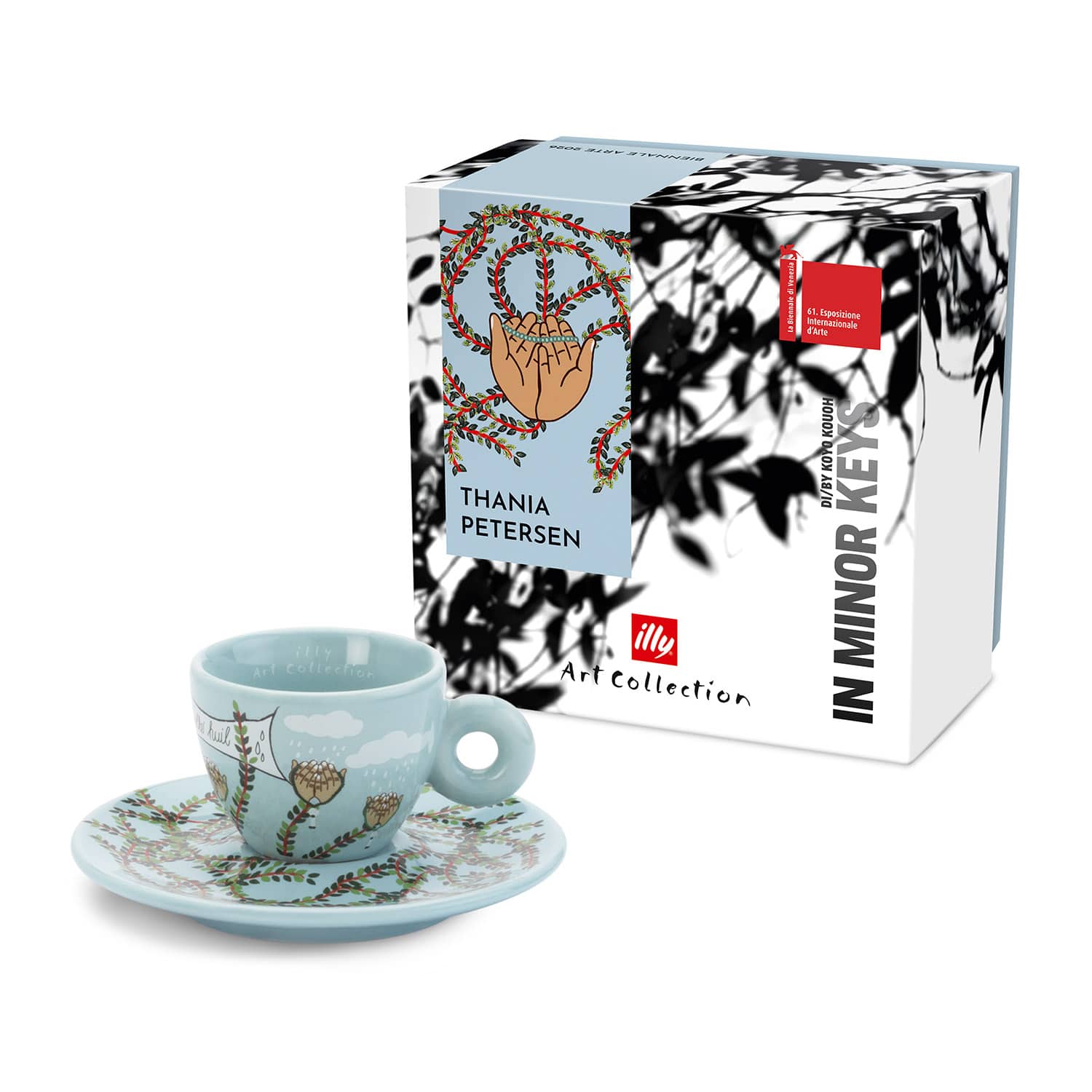 illy Dāvanu komplekti Krūzīte Illy iAC Petersen, espresso ar apakštasīti, 60ml, 2026
