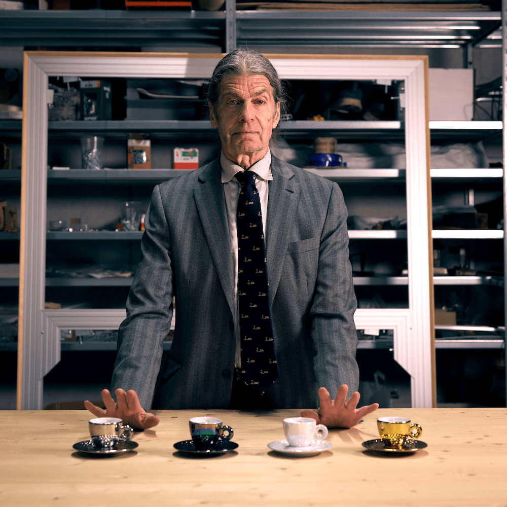 illy Dāvanu komplekti Krūzītes Illy iAC Armleder, 4 Espresso ar apakštasītēm, 60ml, 2025