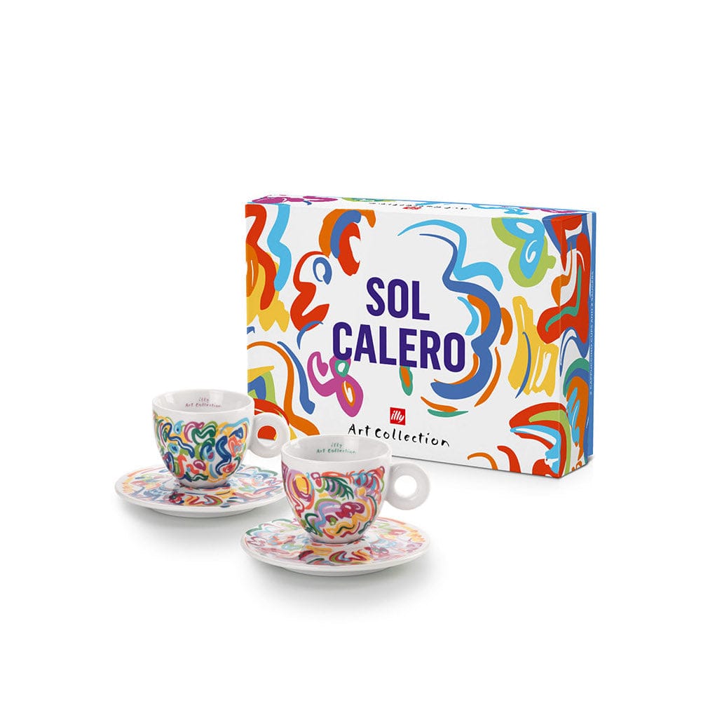 illy Dāvanu komplekti Krūzītes Illy iAC Calero, 2 Cappuccino ar apakštasītēm, 170ml, 2025