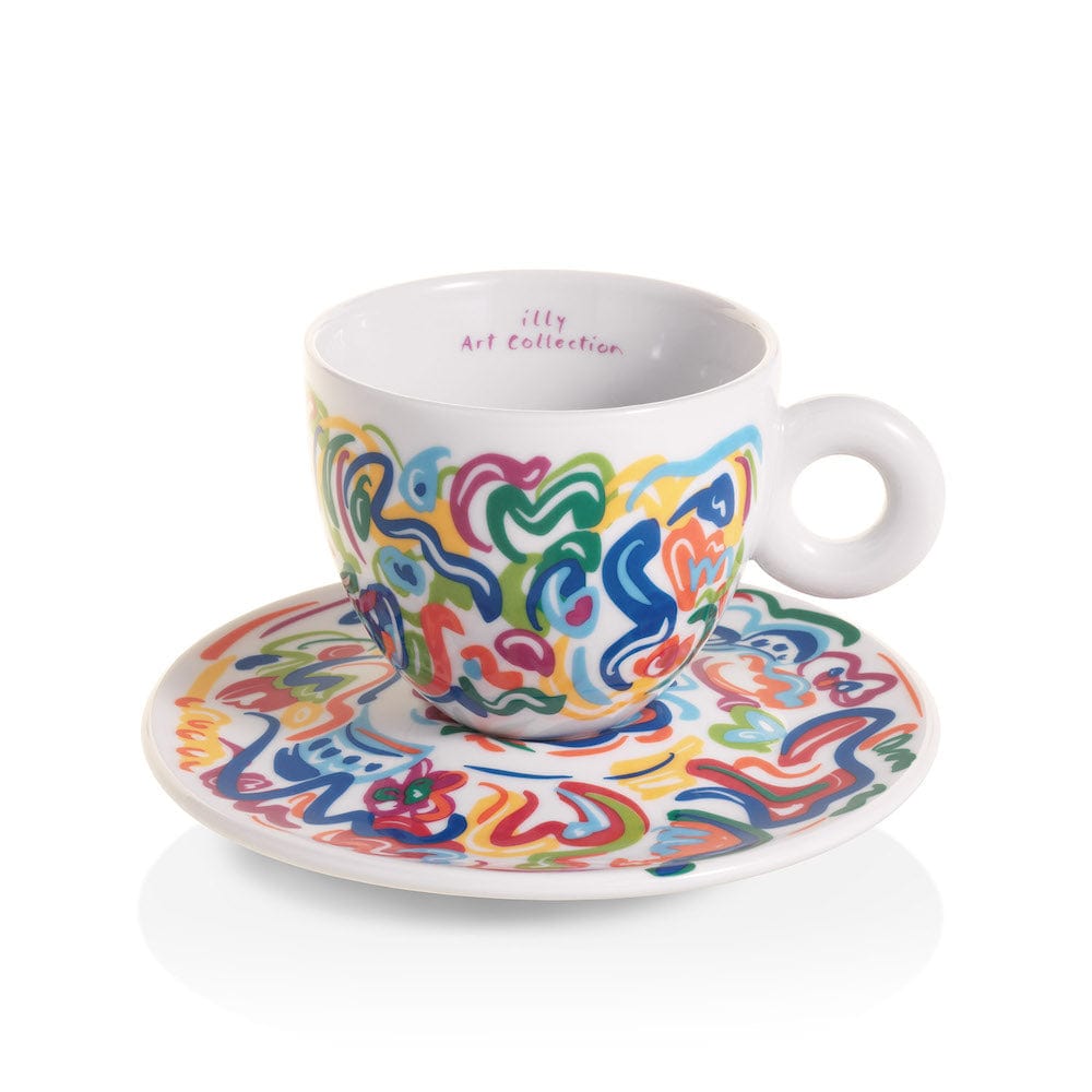 illy Dāvanu komplekti Krūzītes Illy iAC Calero, 2 Cappuccino ar apakštasītēm, 170ml, 2025