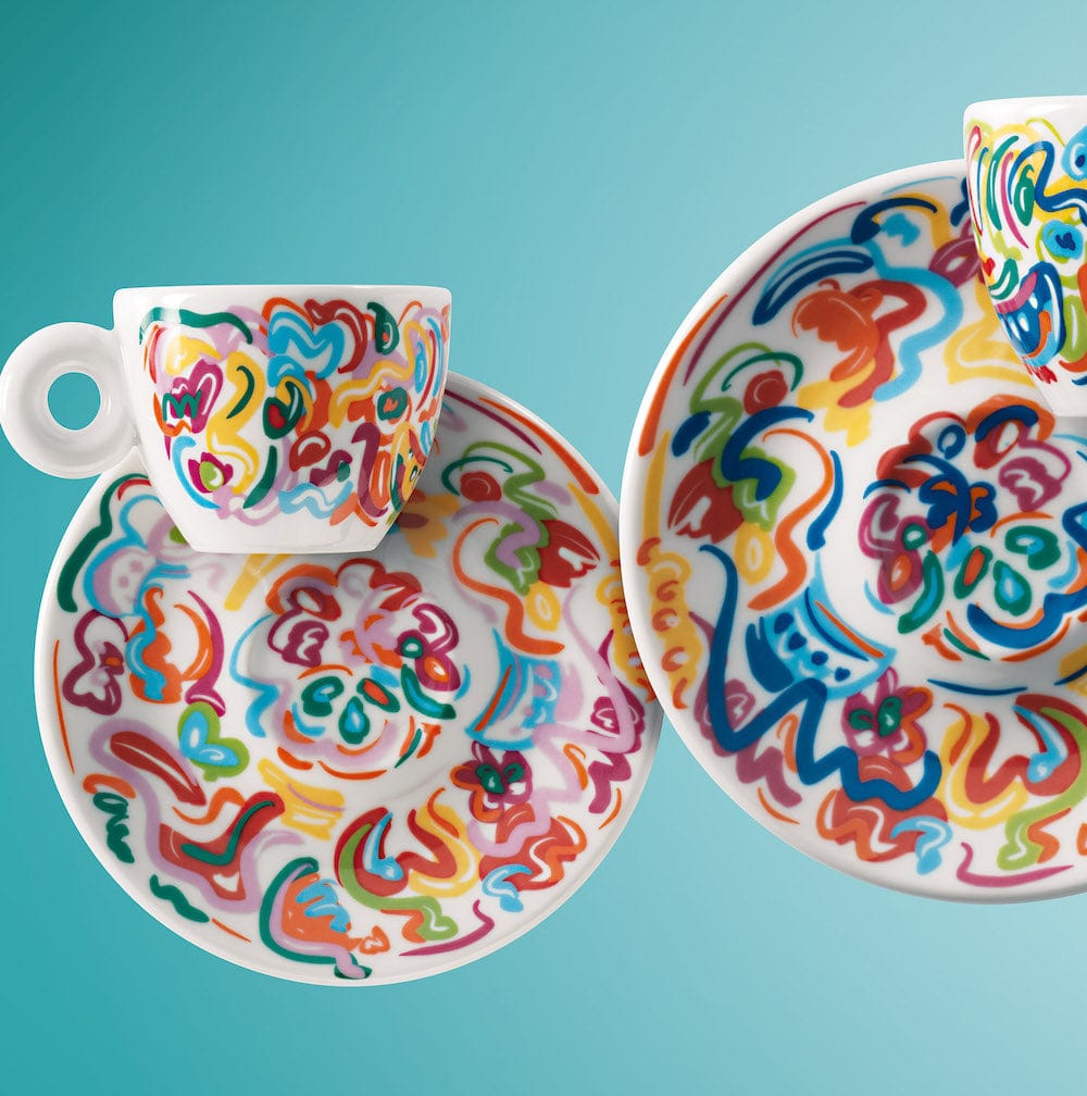 illy Dāvanu komplekti Krūzītes Illy iAC Calero, 2 Espresso ar apakštasītēm, 60ml, 2025