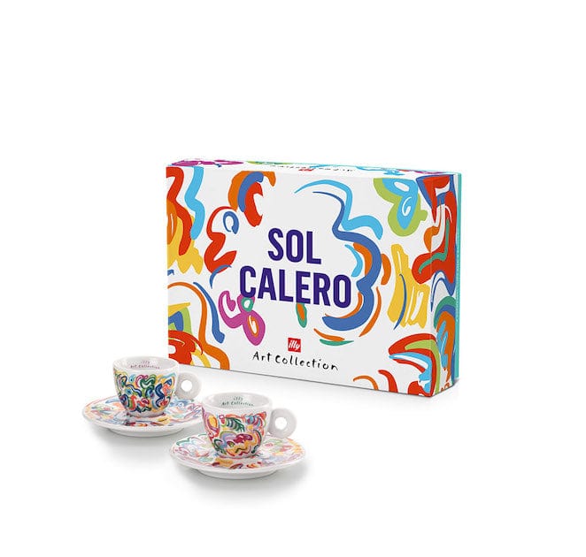 illy Dāvanu komplekti Krūzītes Illy iAC Calero, 2 Espresso ar apakštasītēm, 60ml, 2025