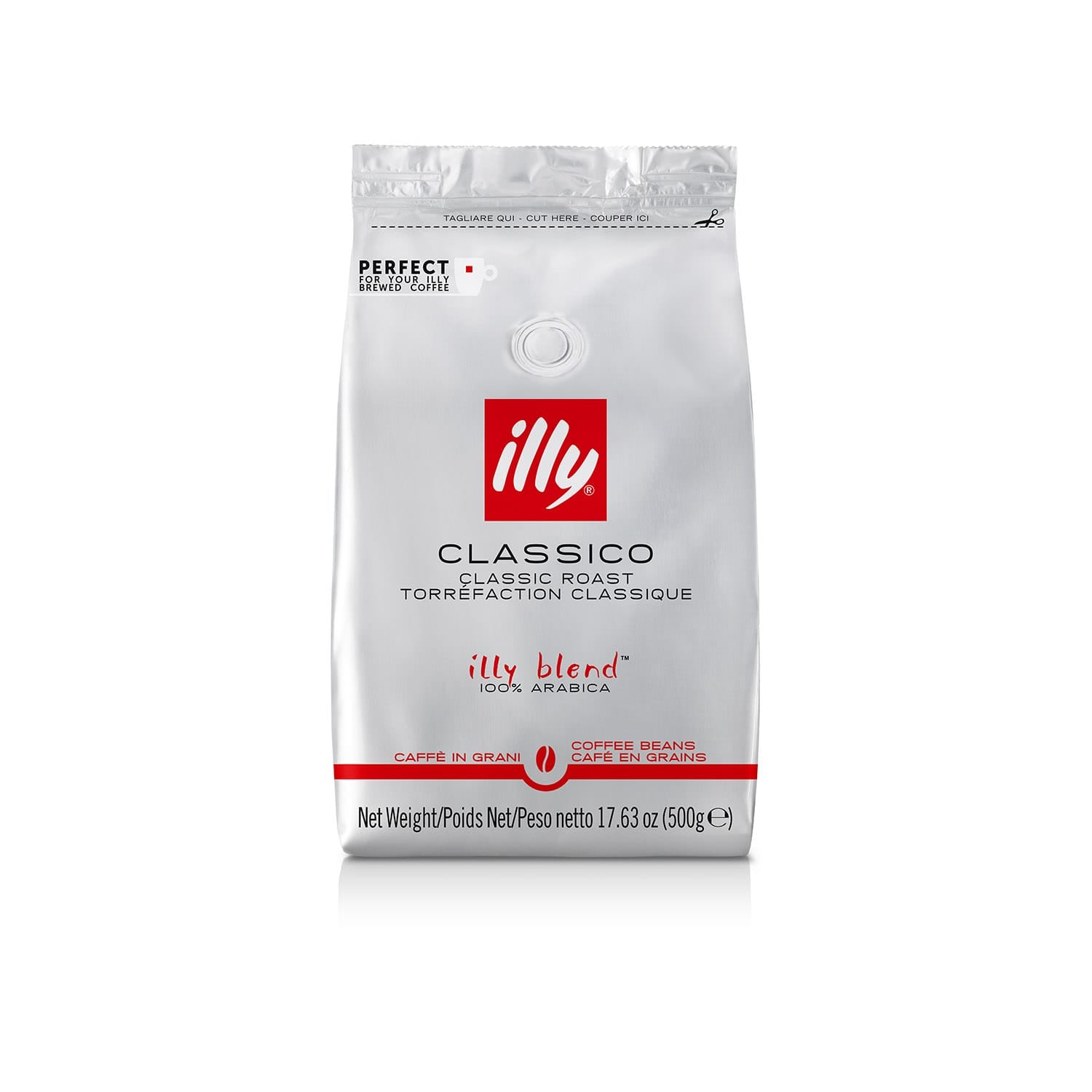 illy Kafijas pupiņas Illy classico kafijas pupiņas, vidēji grauzdētas, 500g